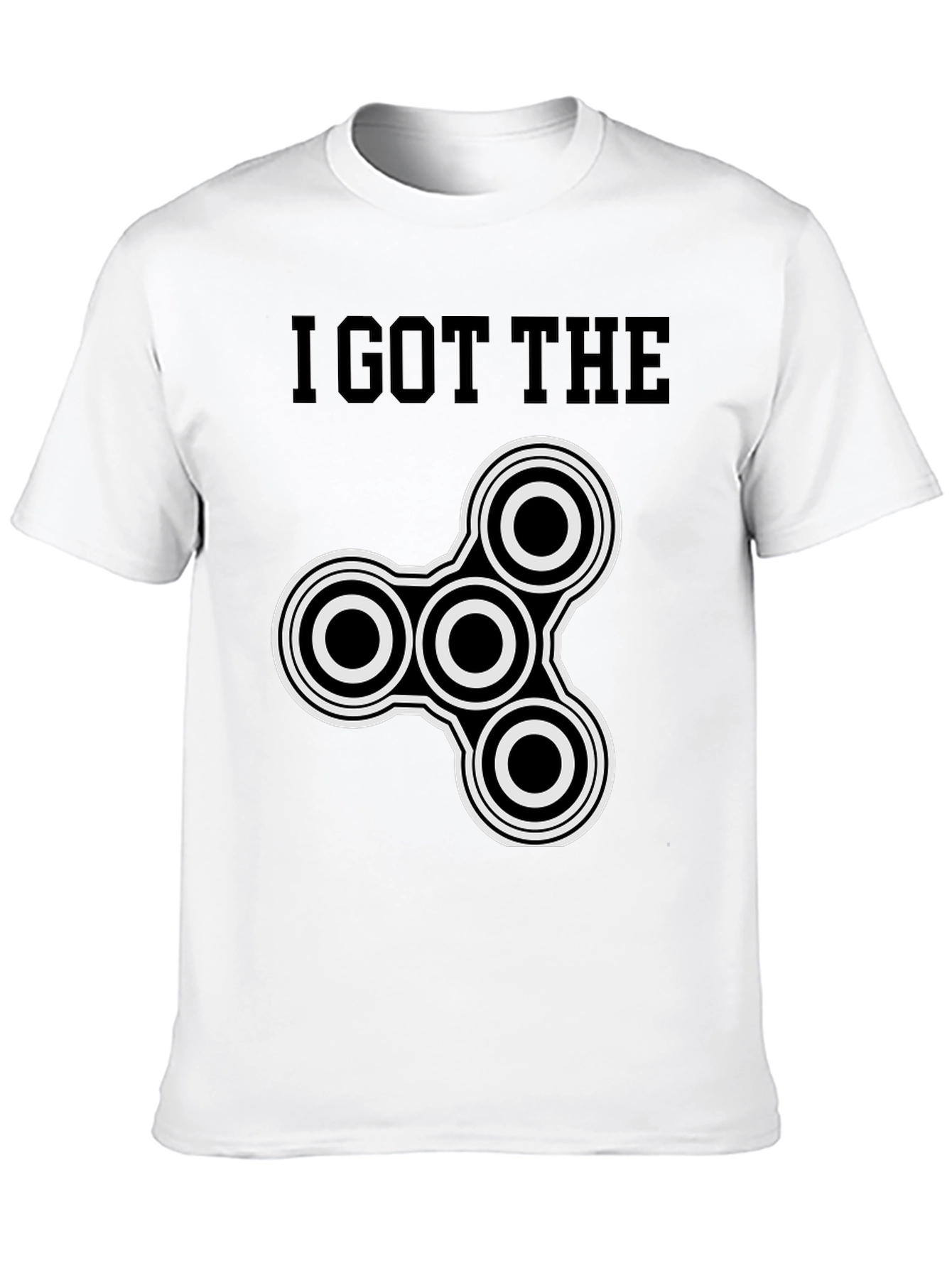 Black I Got The Spinner T-Shirt - Black Cotton Blend Tee view 10
