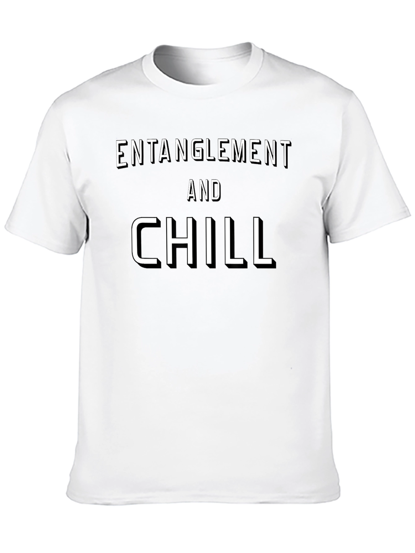 Black Entanglement and Chill Graphic T-Shirt view 10