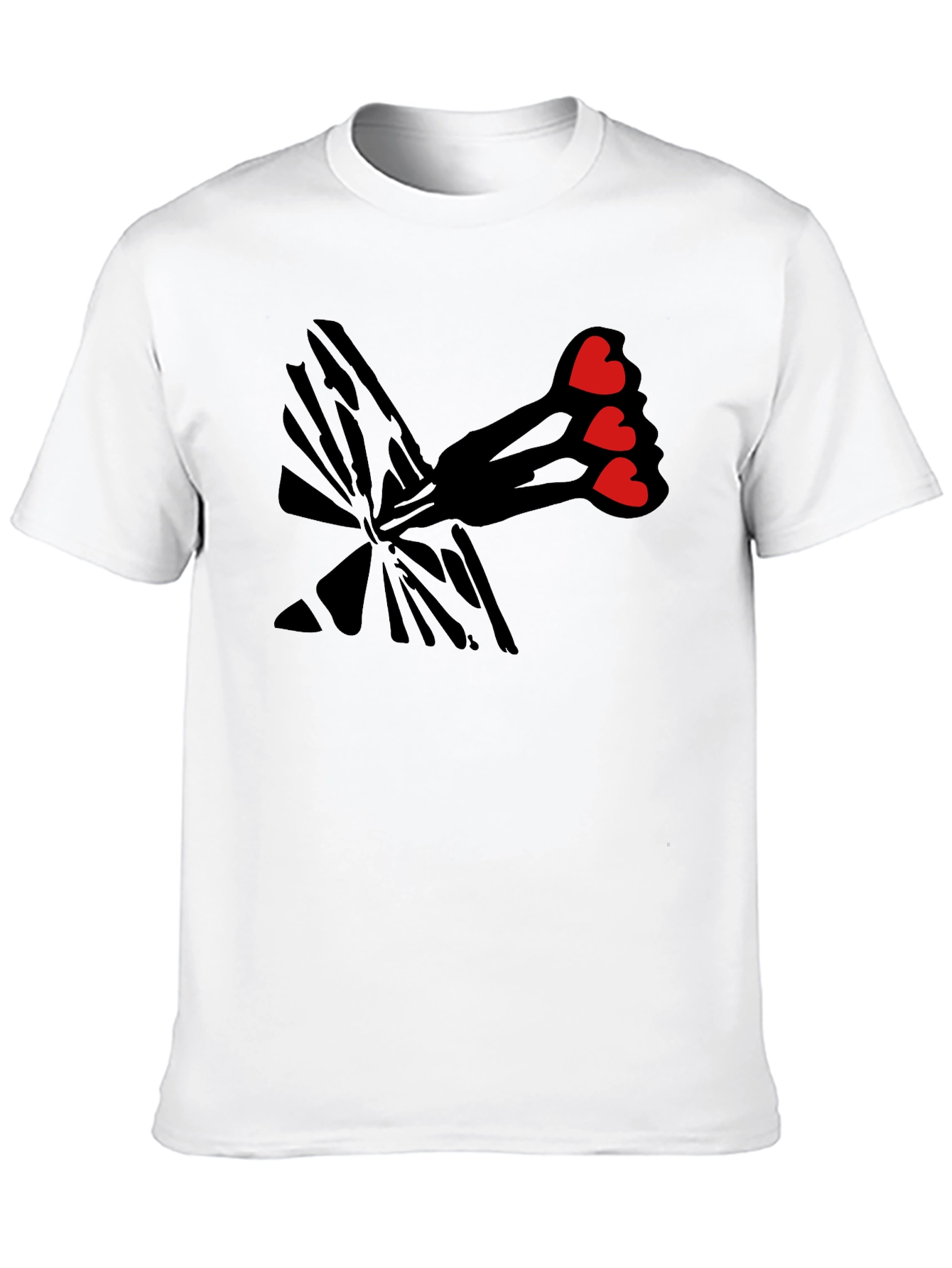 Black Heart Dart T-Shirt - Love Target view 10