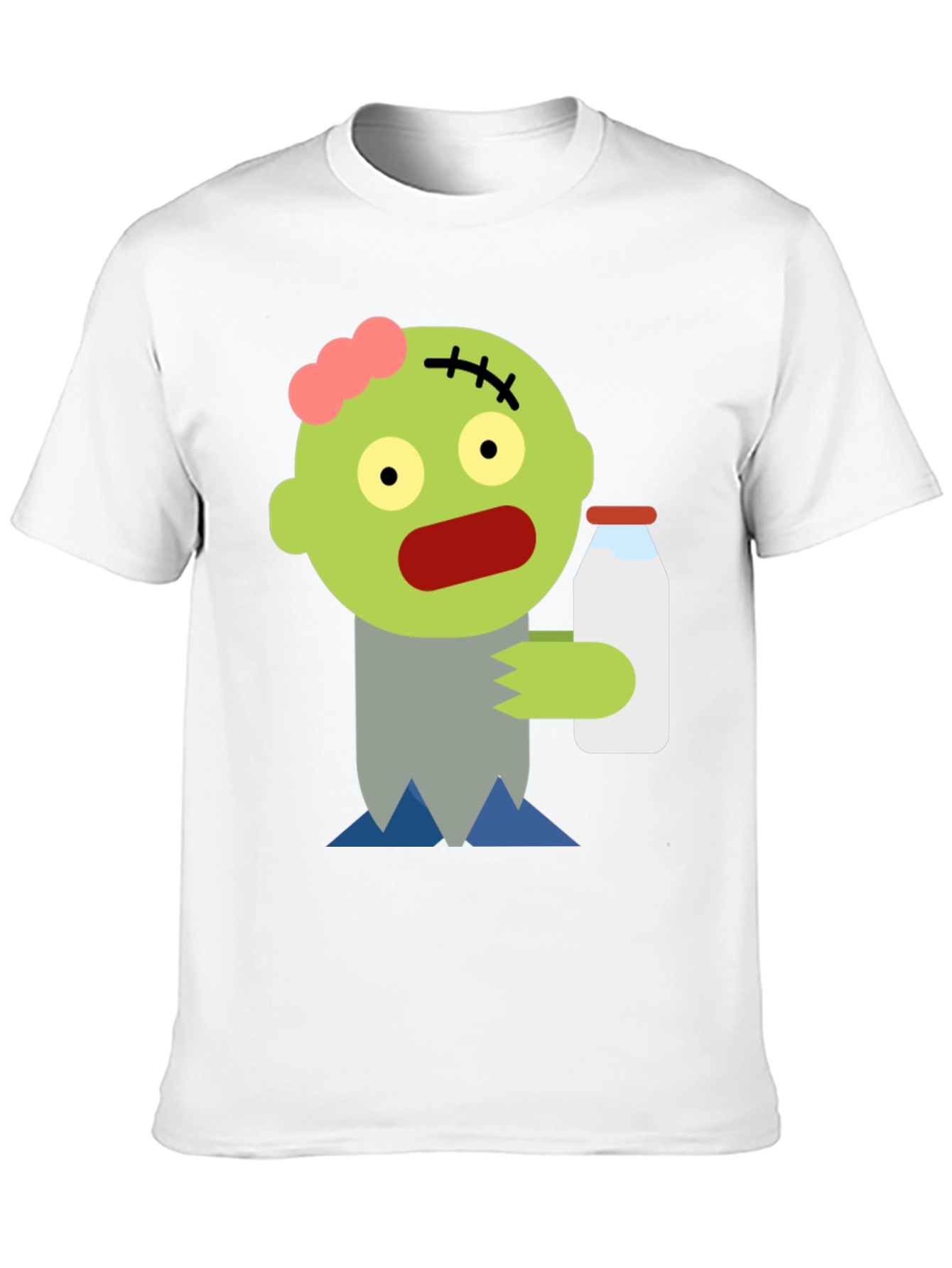 Black Zombie Milk T-Shirt - Spooky Fun! view 10