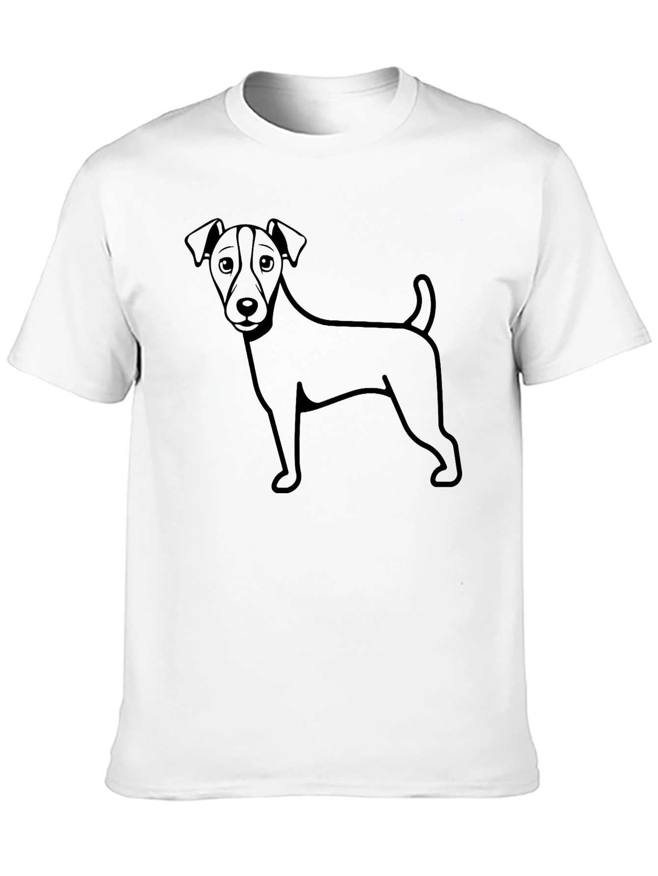 Black Dog Graphic Black T-Shirt - Casual Wear view 10