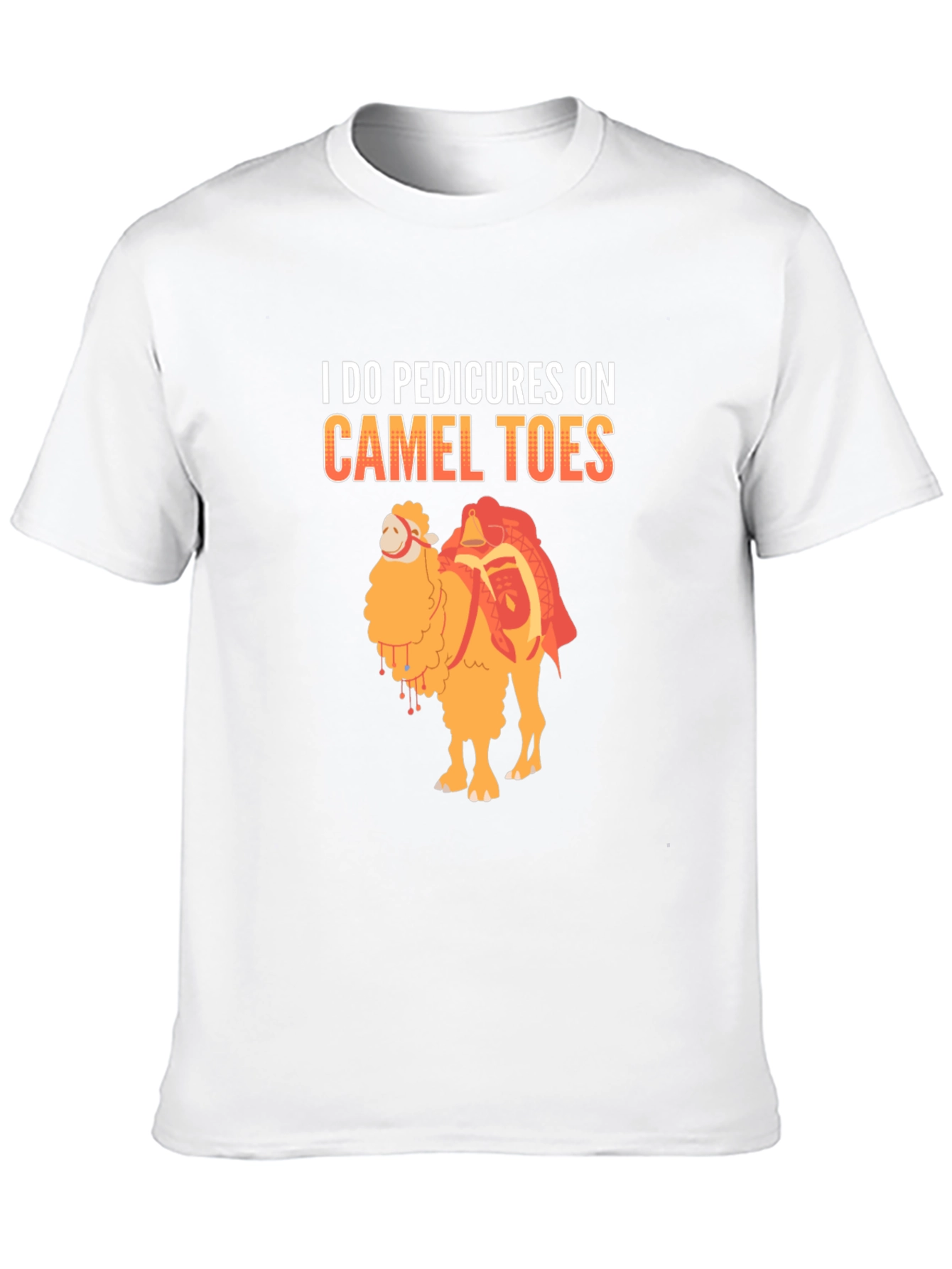 Black Pedicure Camel Toes Funny Graphic T-Shirt view 10