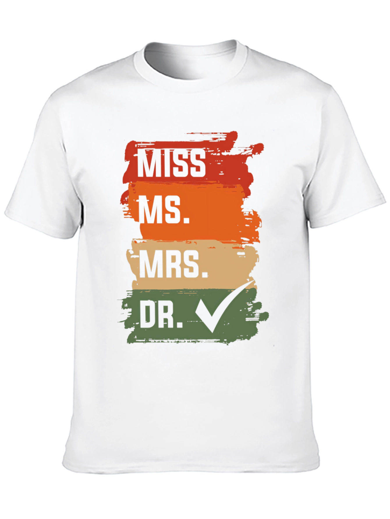 Black Doctor Graduation T-Shirt - MISS MS MRS DR Check view 10
