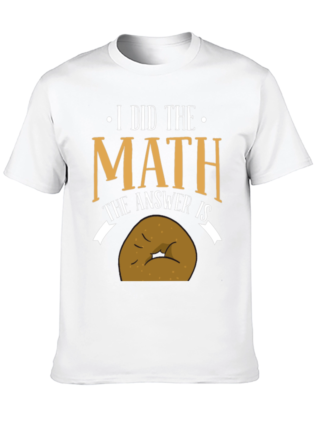 Black Math Potato Funny T-Shirt view 10