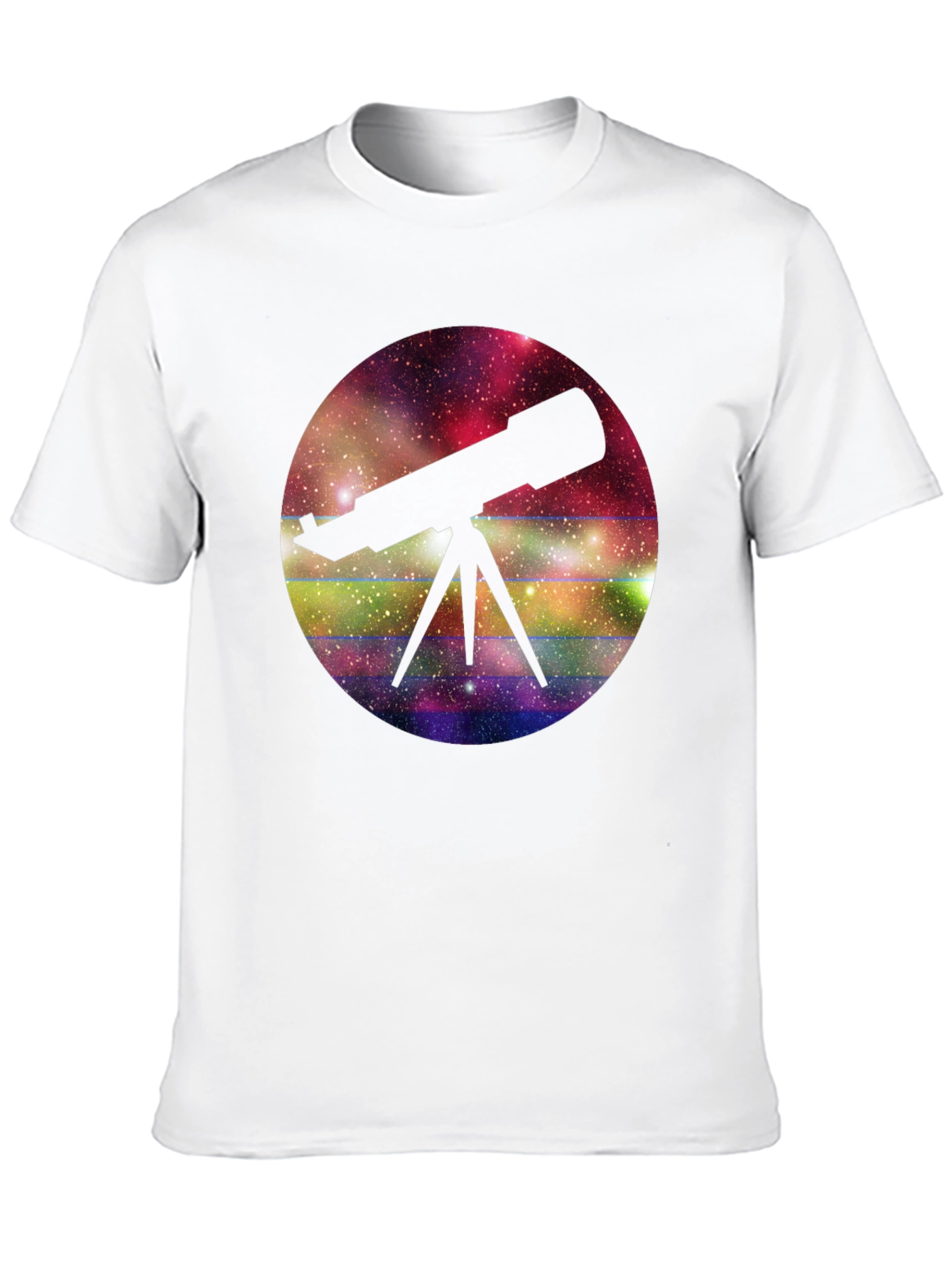Black Telescope Galaxy T-Shirt - Explore the Universe view 10
