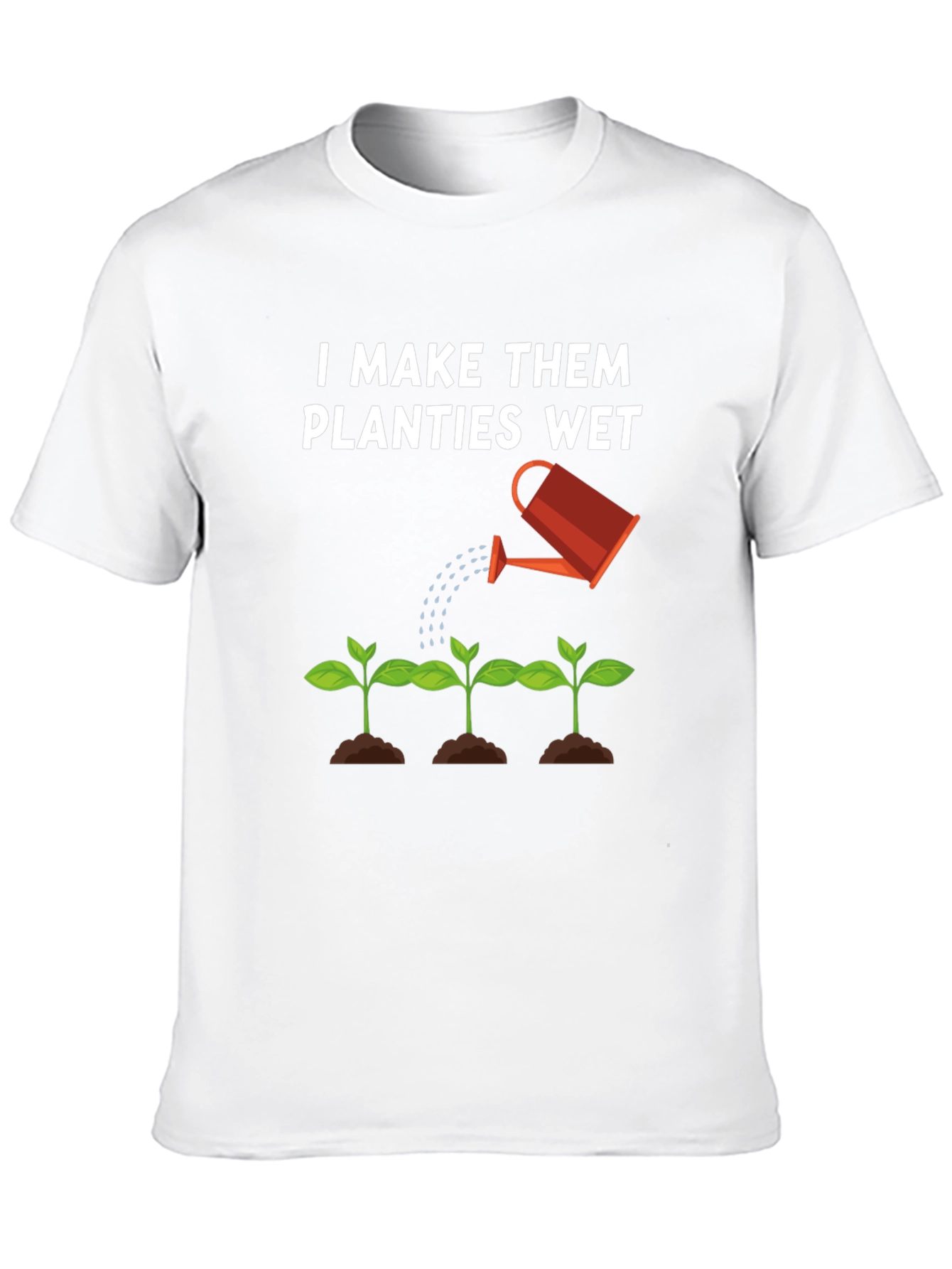 Black I Make Them Planties Wet Black T-Shirt view 10