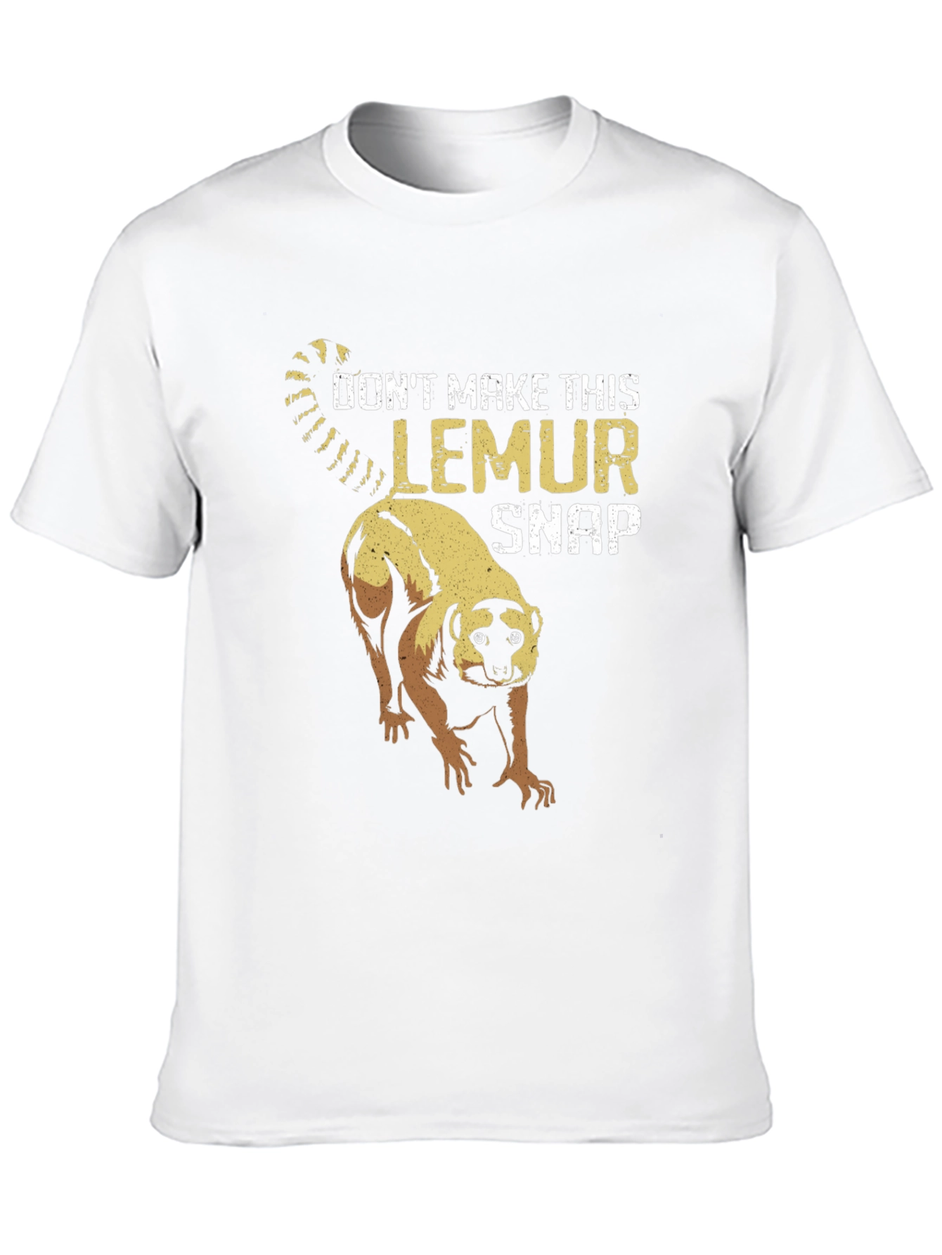 Black Don't Make This Lemur Snap T-Shirt view 10
