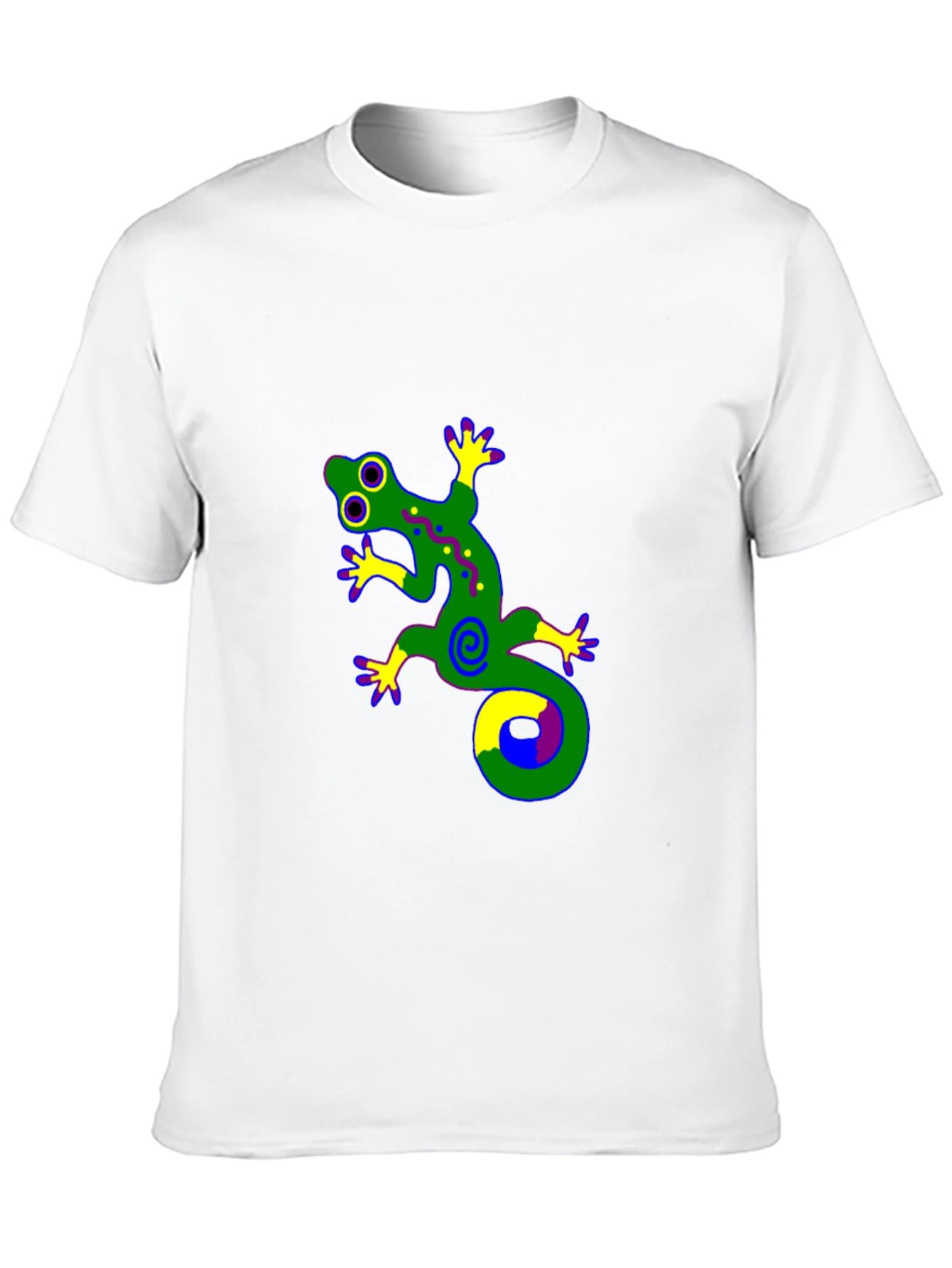 Black Funky Gecko Graphic Tee - Black view 10