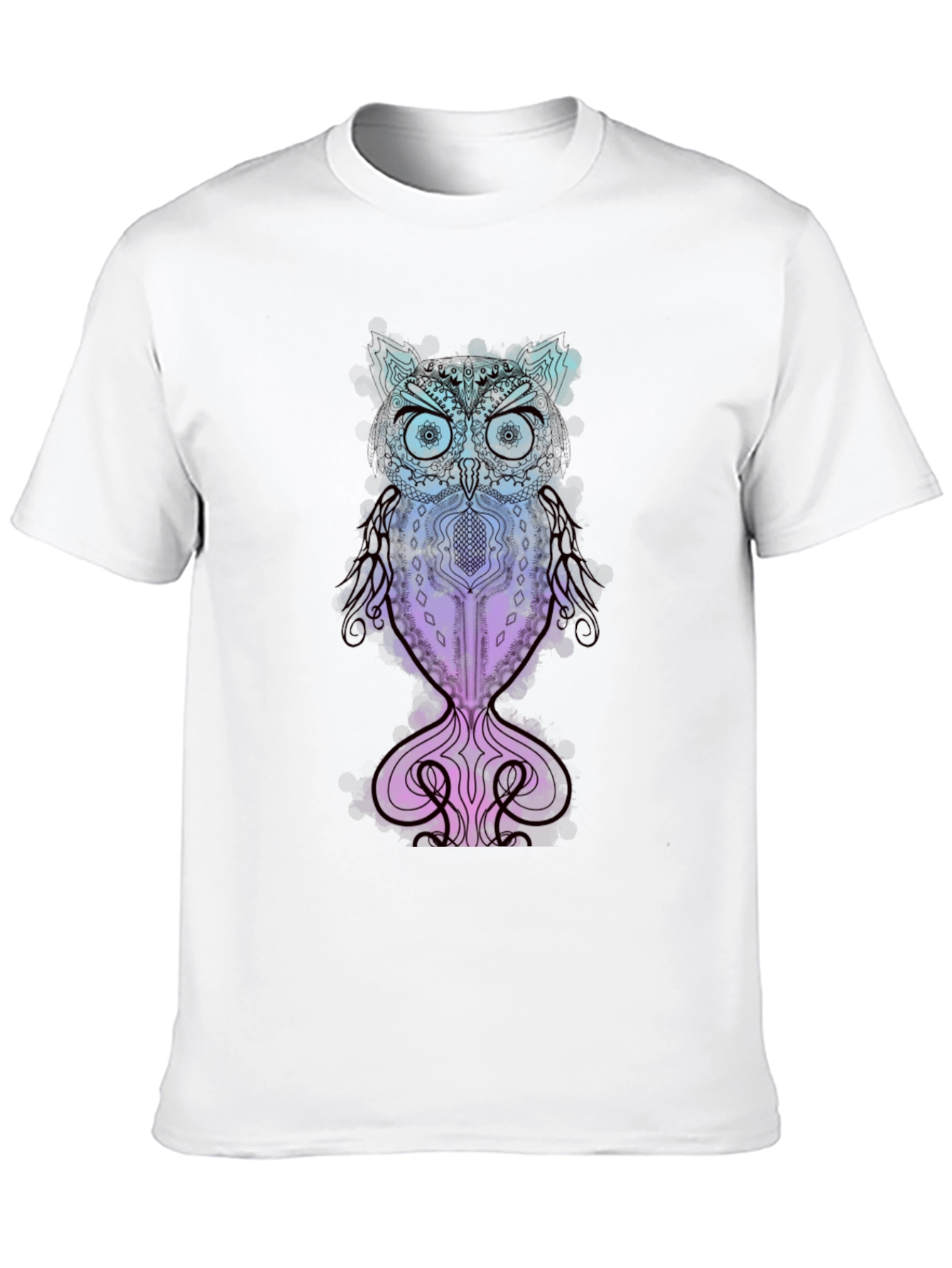 Black Owl Graphic T-Shirt - Unique Design view 10