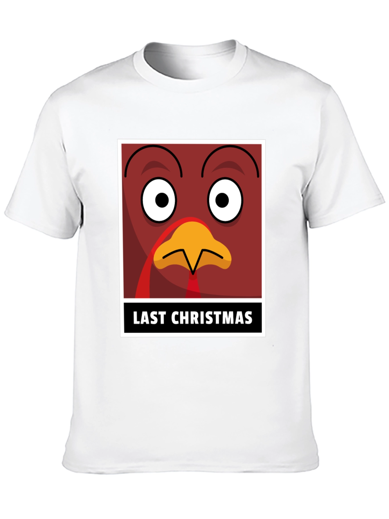 Black Funny Turkey Last Christmas T-Shirt view 10