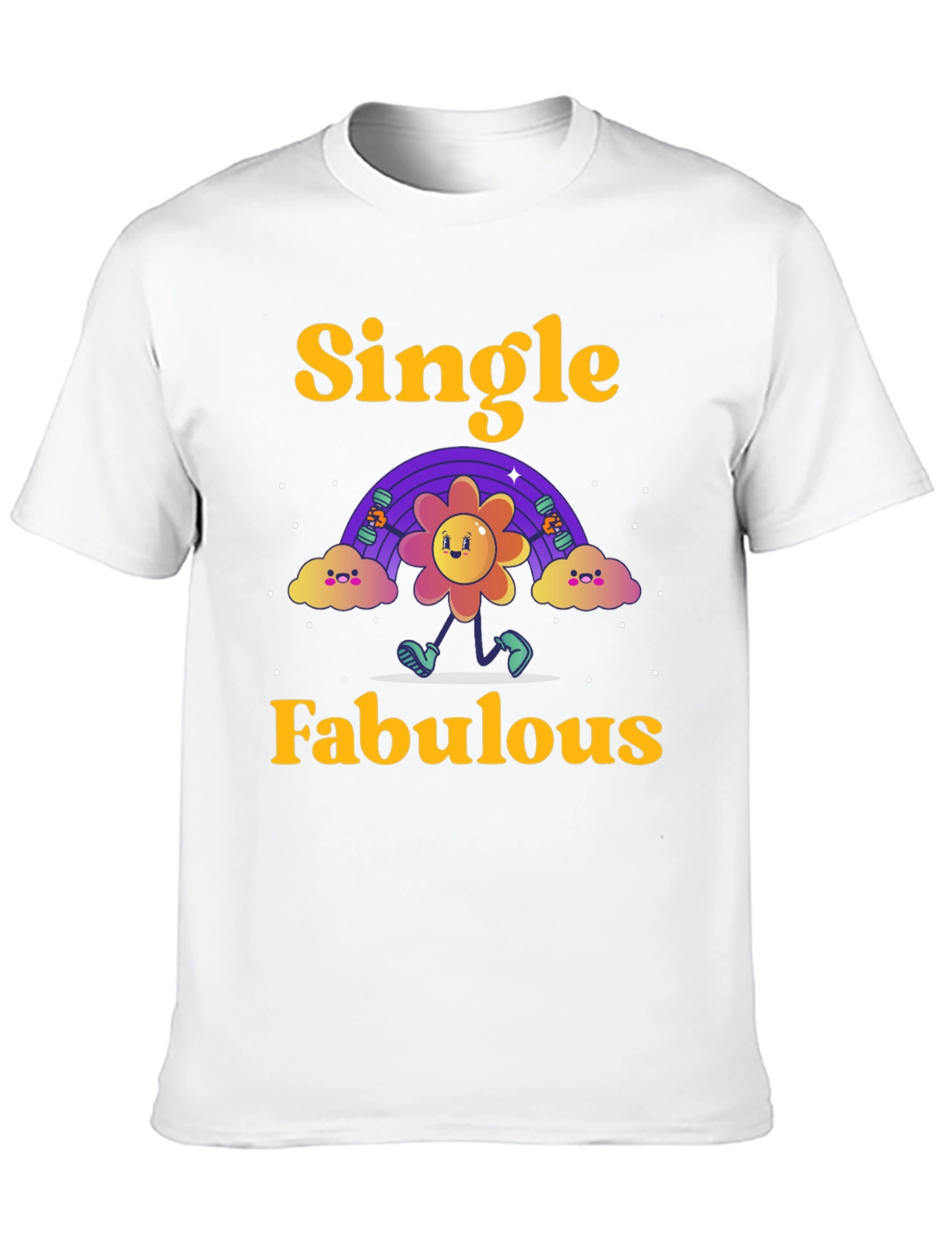 Black Single & Fabulous Graphic Tee view 10