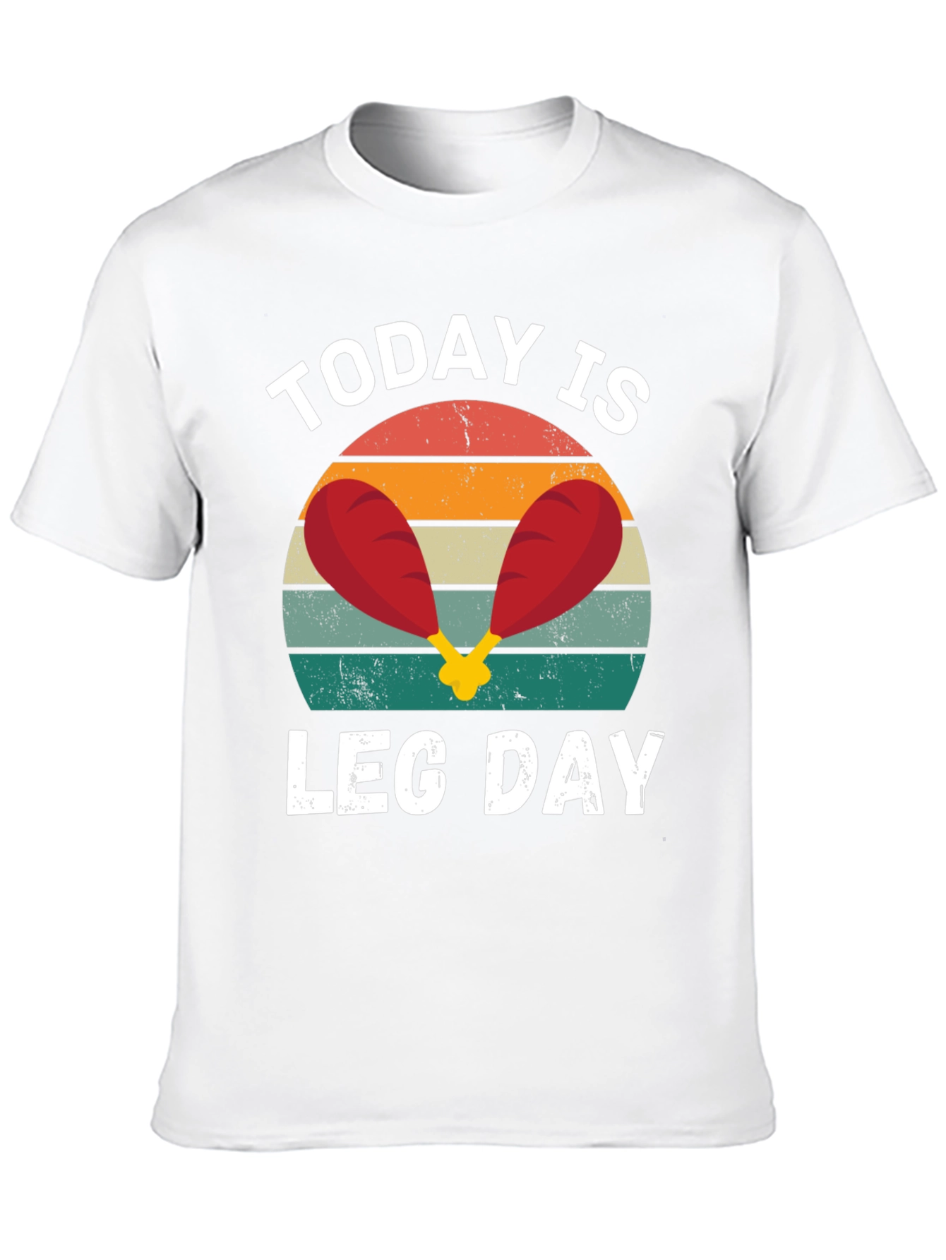 Black Today is Leg Day T-Shirt view 10