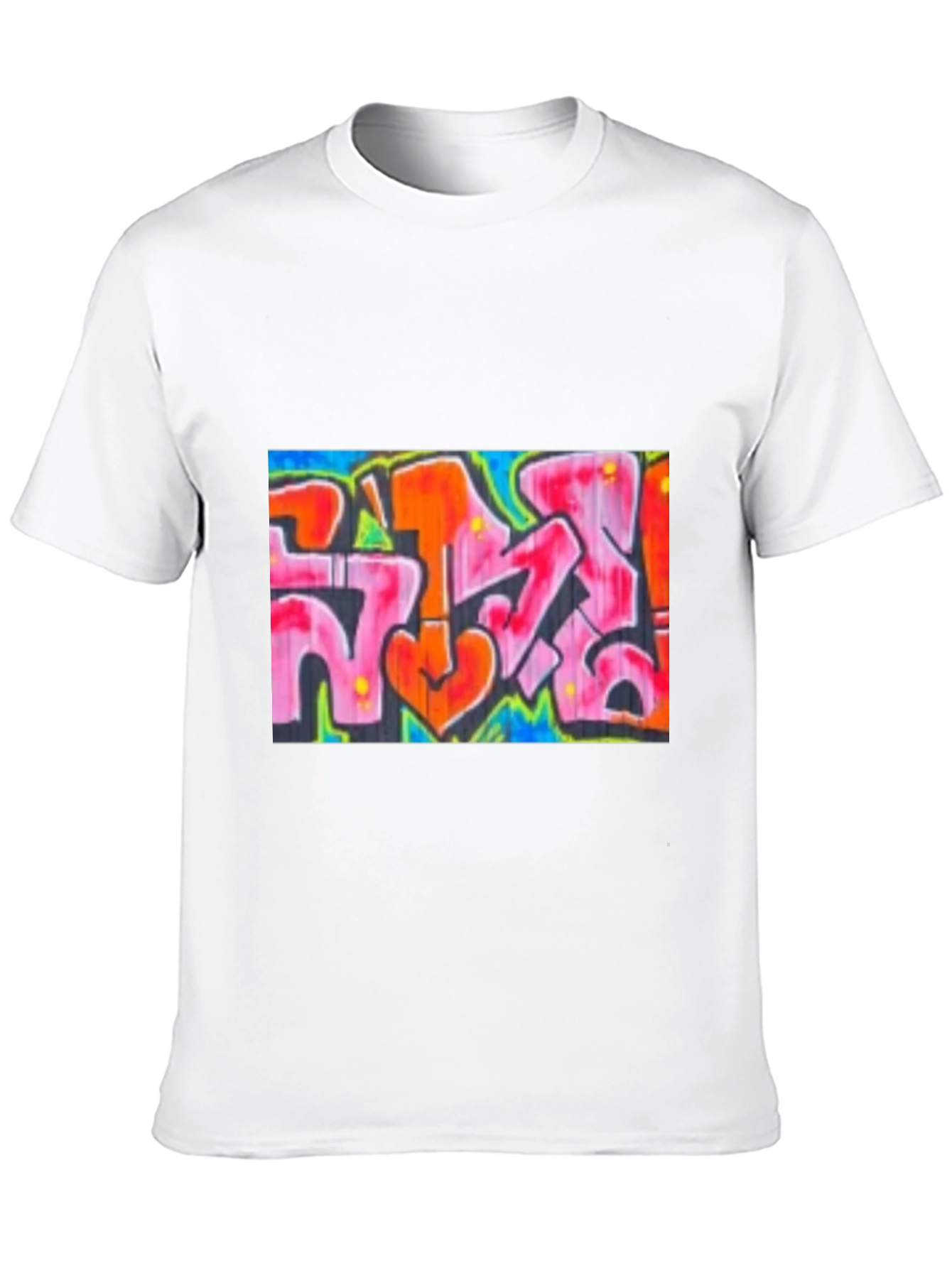 Black Graffiti Art Tee - Unique Street Style view 10
