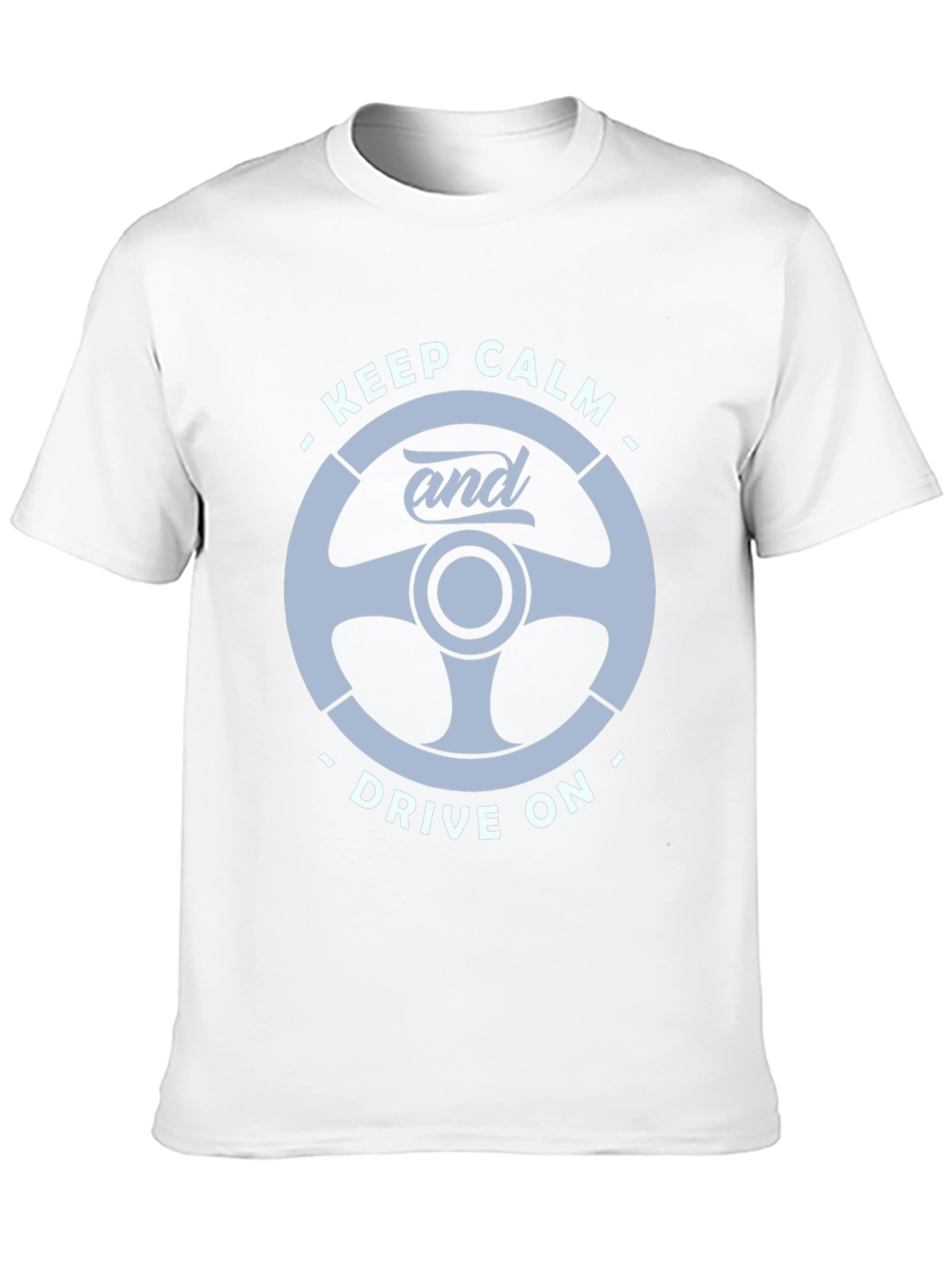 Black Keep Calm and Drive On T-Shirt view 10