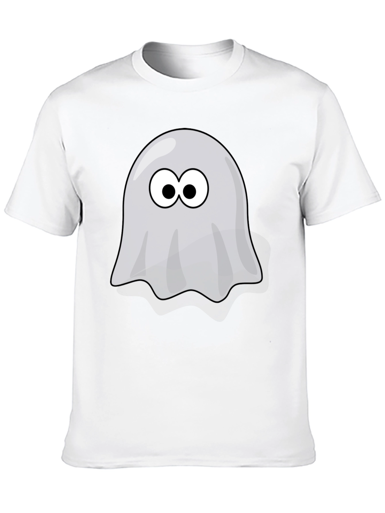 Black Ghost Graphic T-Shirt - Spooky Season Style! view 10