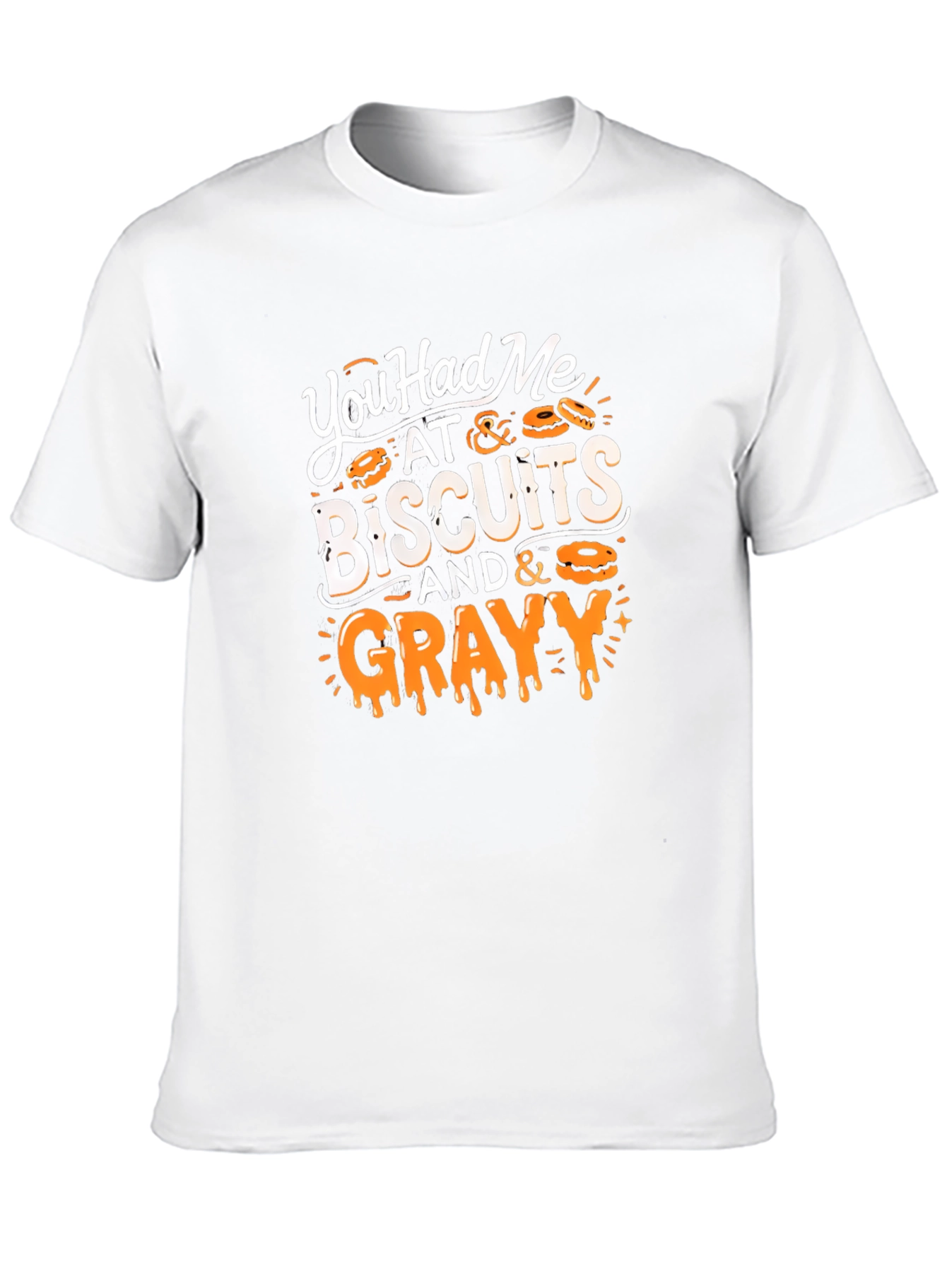 Black Biscuits & Gravy Graphic Tee - Comfort Food Humor view 10