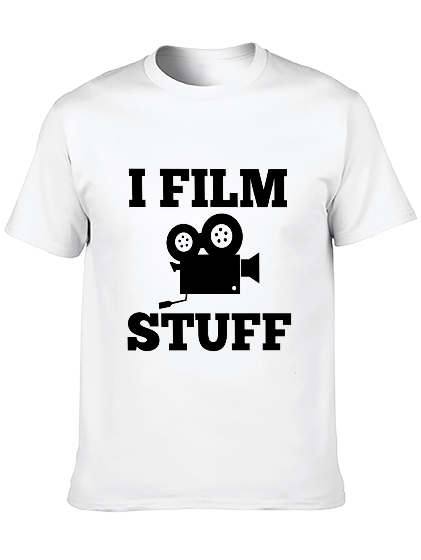 Black I Film Stuff T-Shirt - Filmmaker Tee view 10