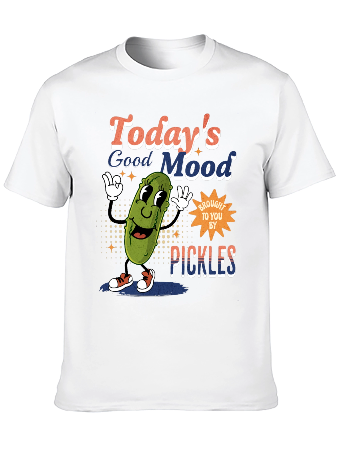 Black Funny Pickle Graphic T-Shirt - Today's Good Mood view 10