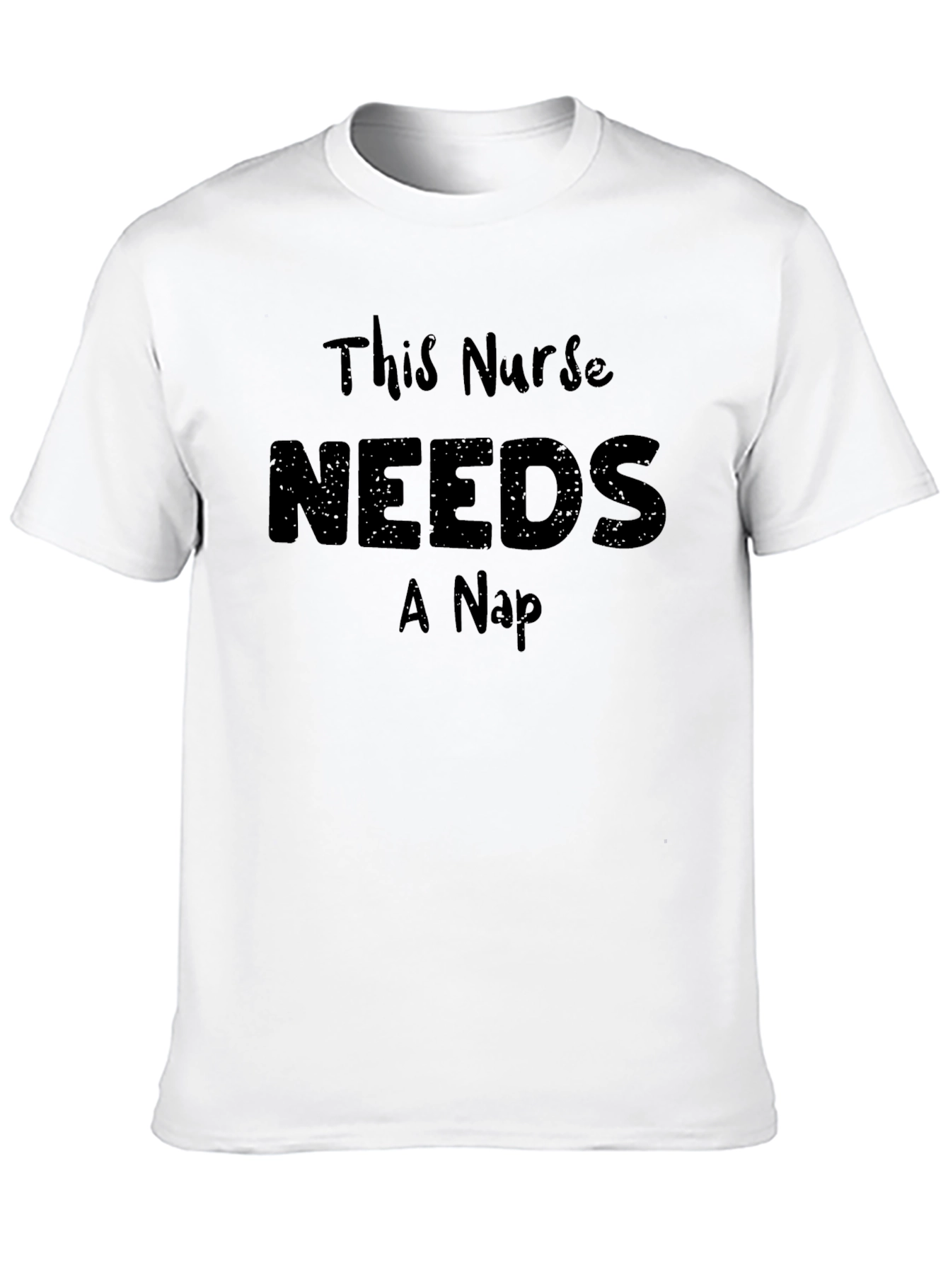 Black This Nurse Needs a Nap - Funny T-Shirt view 10