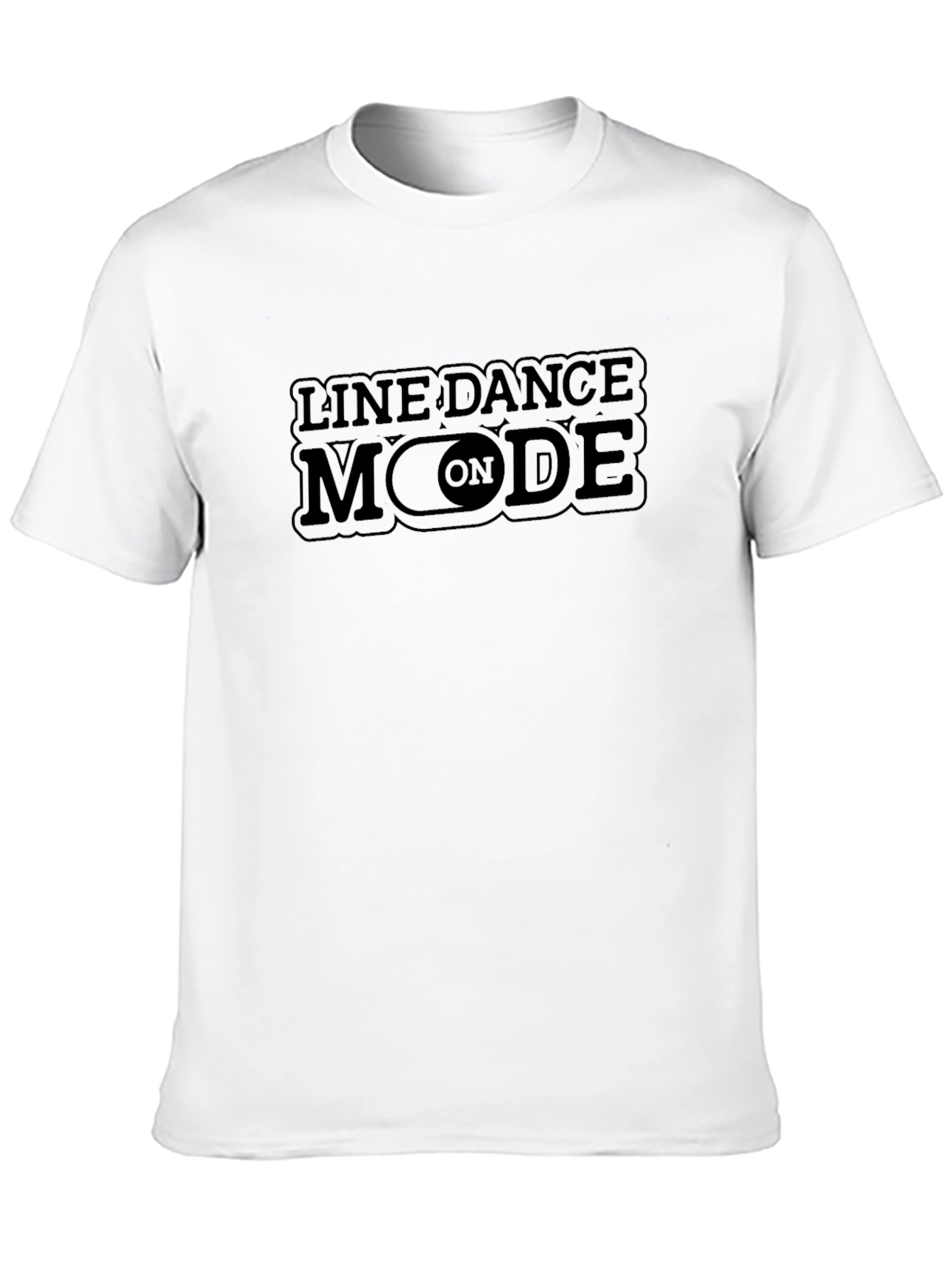 Black Line Dance Mode On Graphic T-Shirt view 10