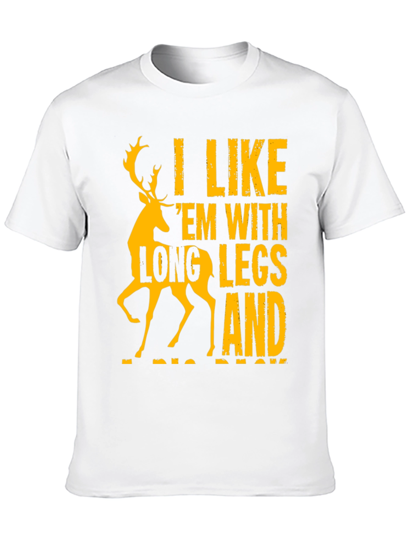 Black Deer Long Legs Graphic T-Shirt view 10