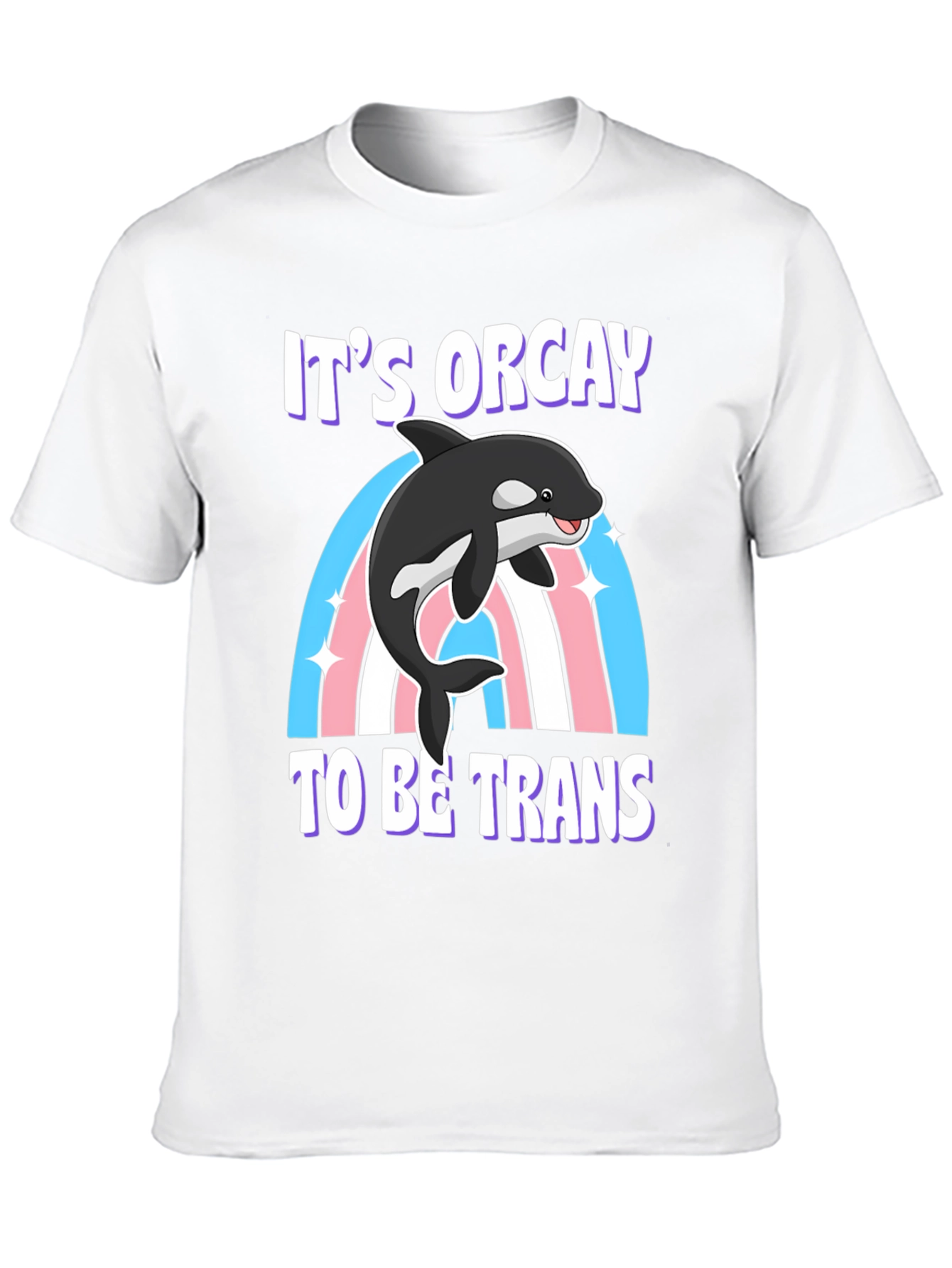 Black It's Orcay To Be Trans T-Shirt view 10