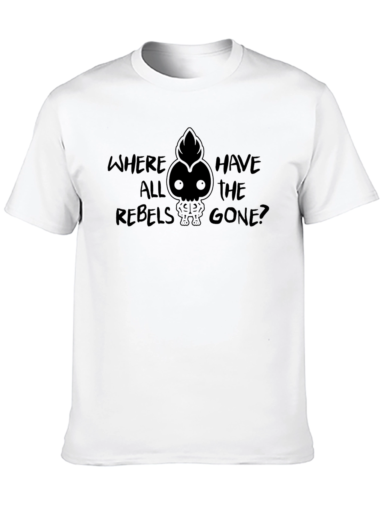 Black Rebel T-Shirt - Where Have All the Rebels Gone? view 10