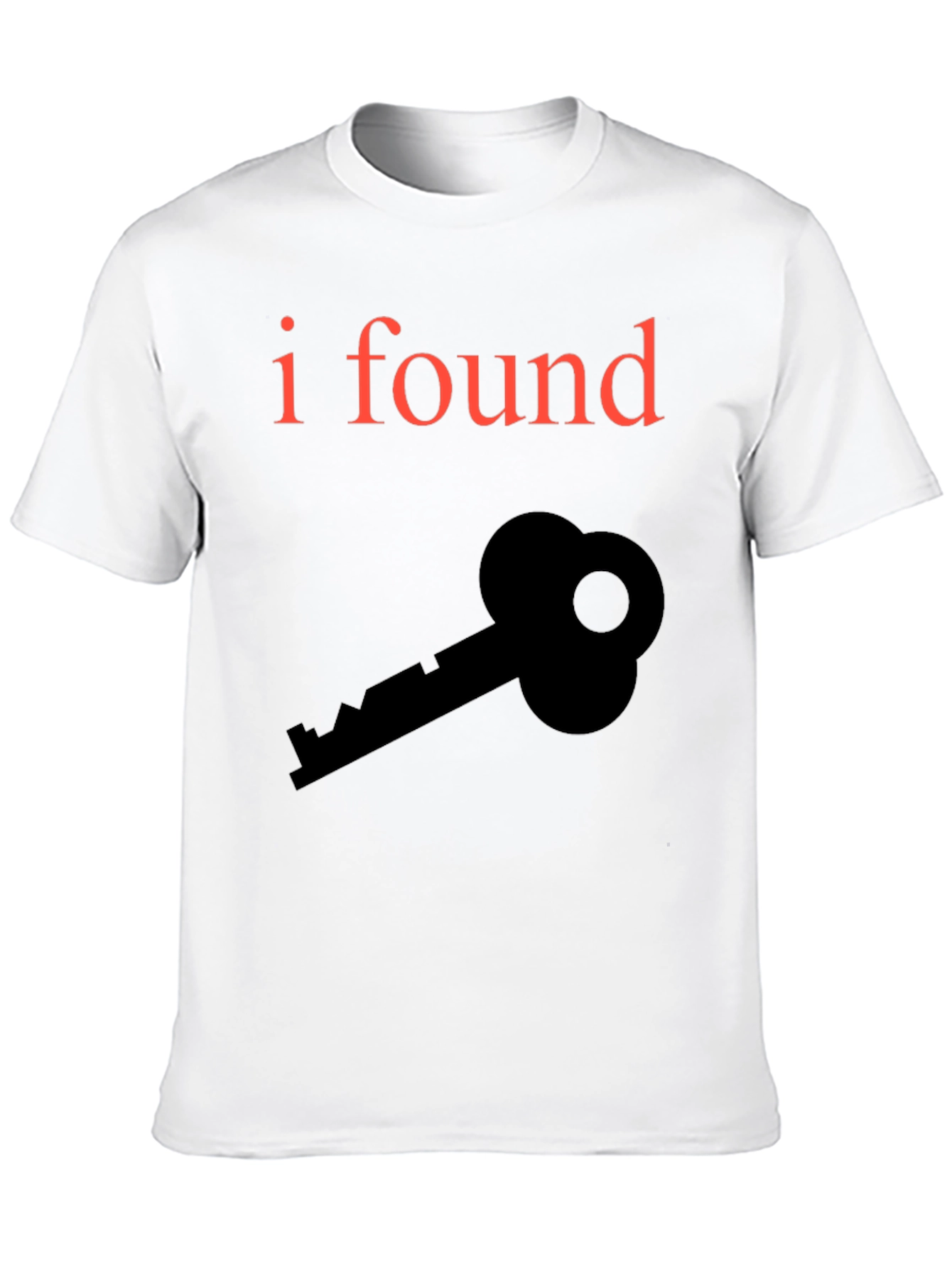 Black I Found a Key Graphic T-Shirt - Black view 10