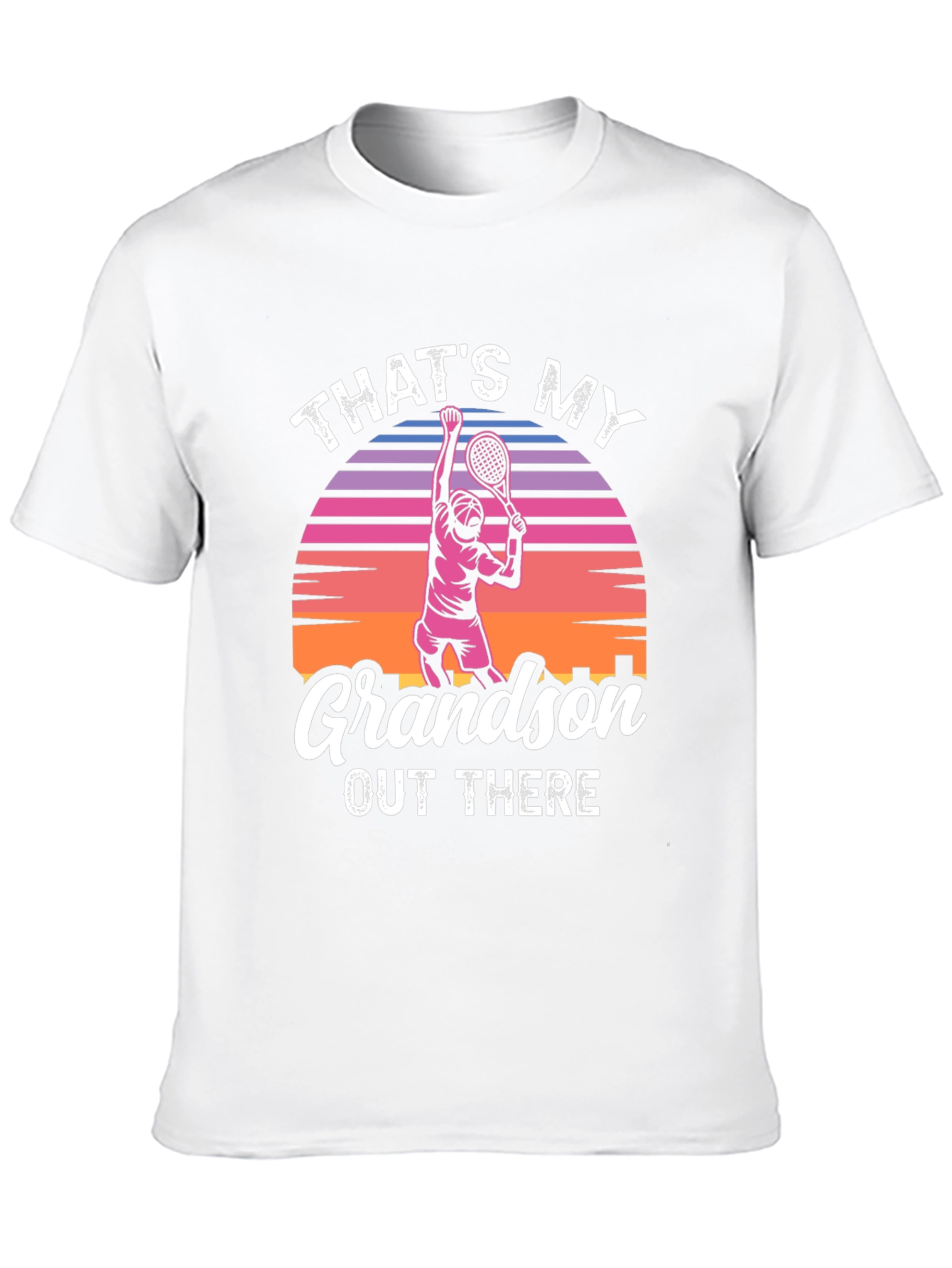Black That's My Grandson Out There T-Shirt view 10