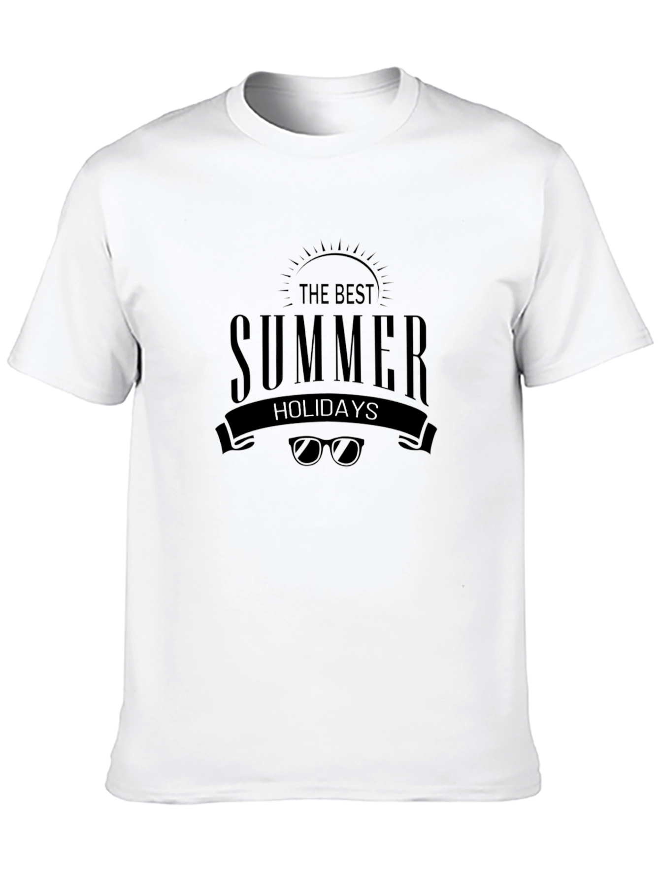 Black The Best Summer Holidays Black T-Shirt view 10