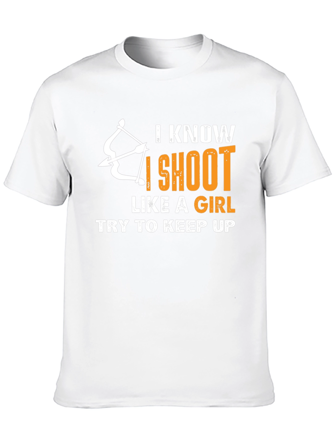 Black Archery Humor T-Shirt: I Shoot Like a Girl view 10