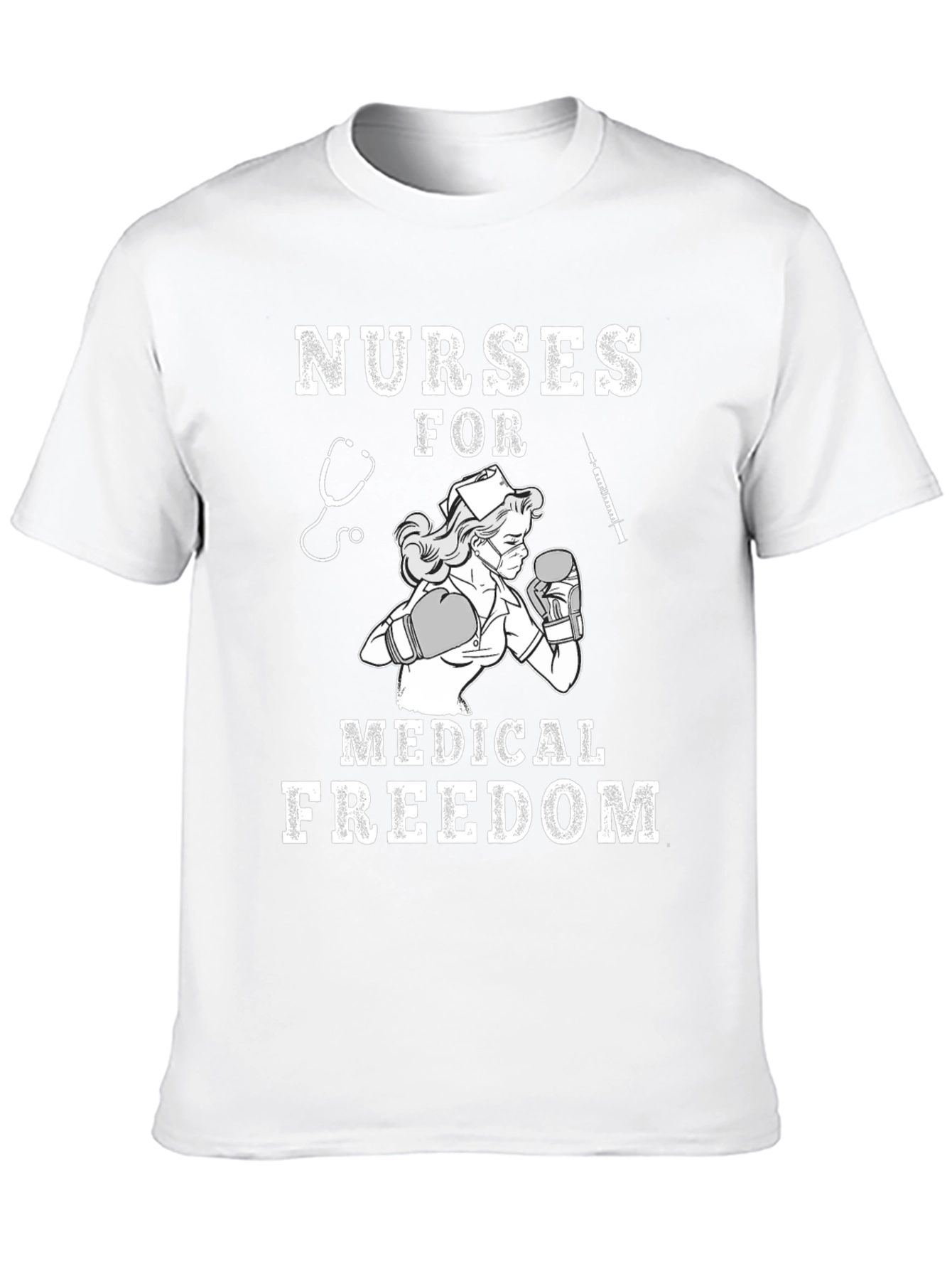 Black Nurses for Medical Freedom T-Shirt view 10
