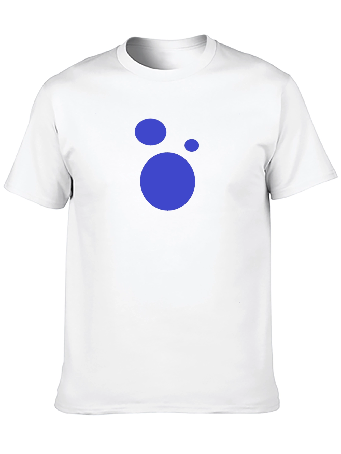 Black Modern Black T-Shirt with Abstract Circle Design view 10