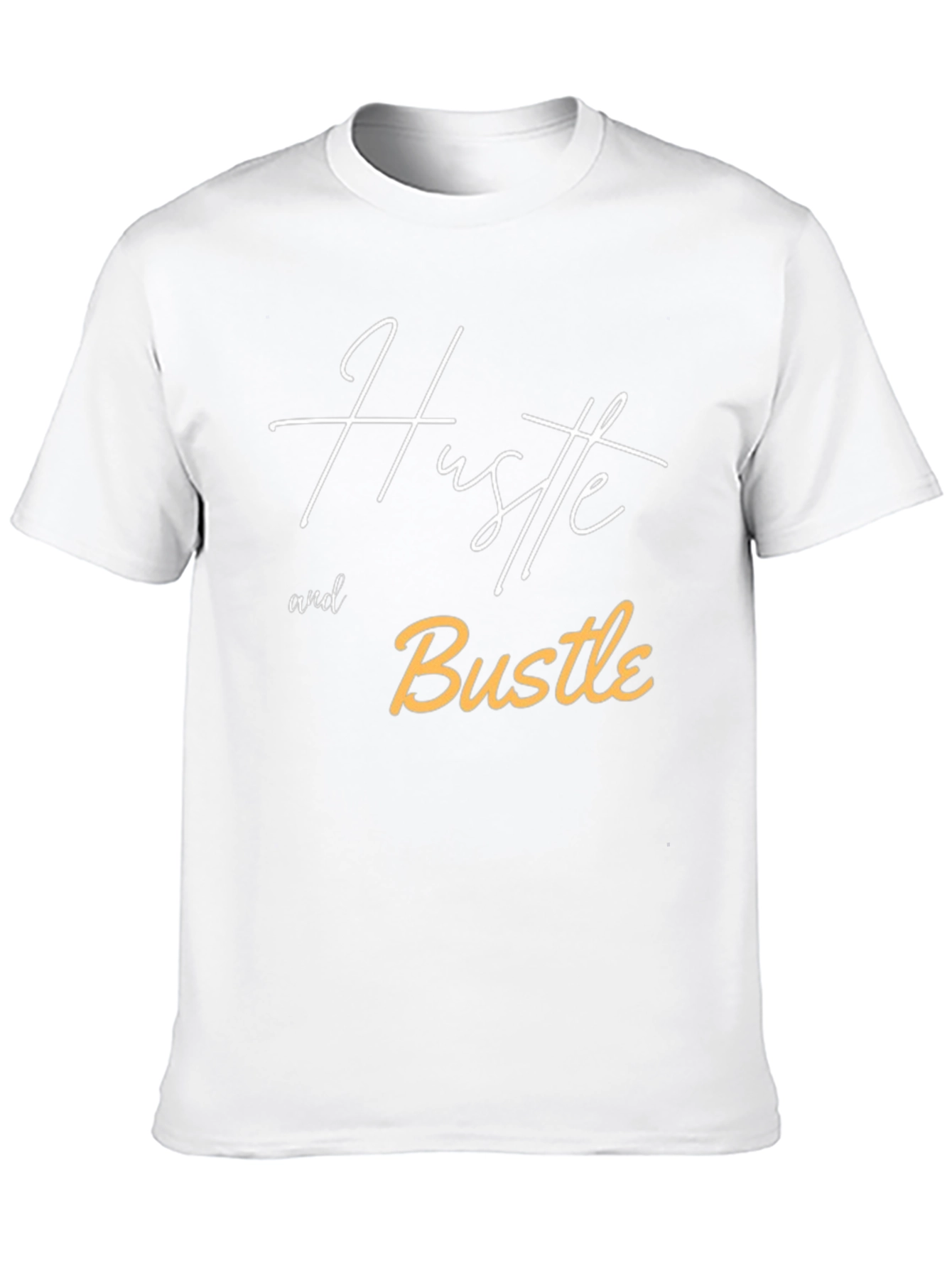 Black Hustle and Bustle Graphic Tee view 10