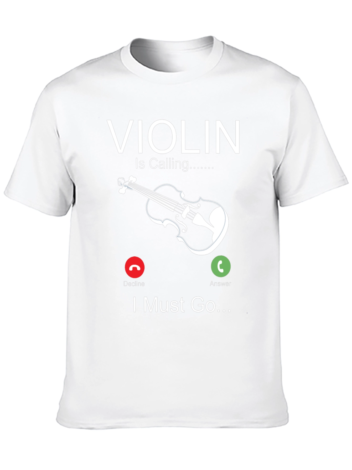 Black Violin is Calling Funny Music T-Shirt view 10