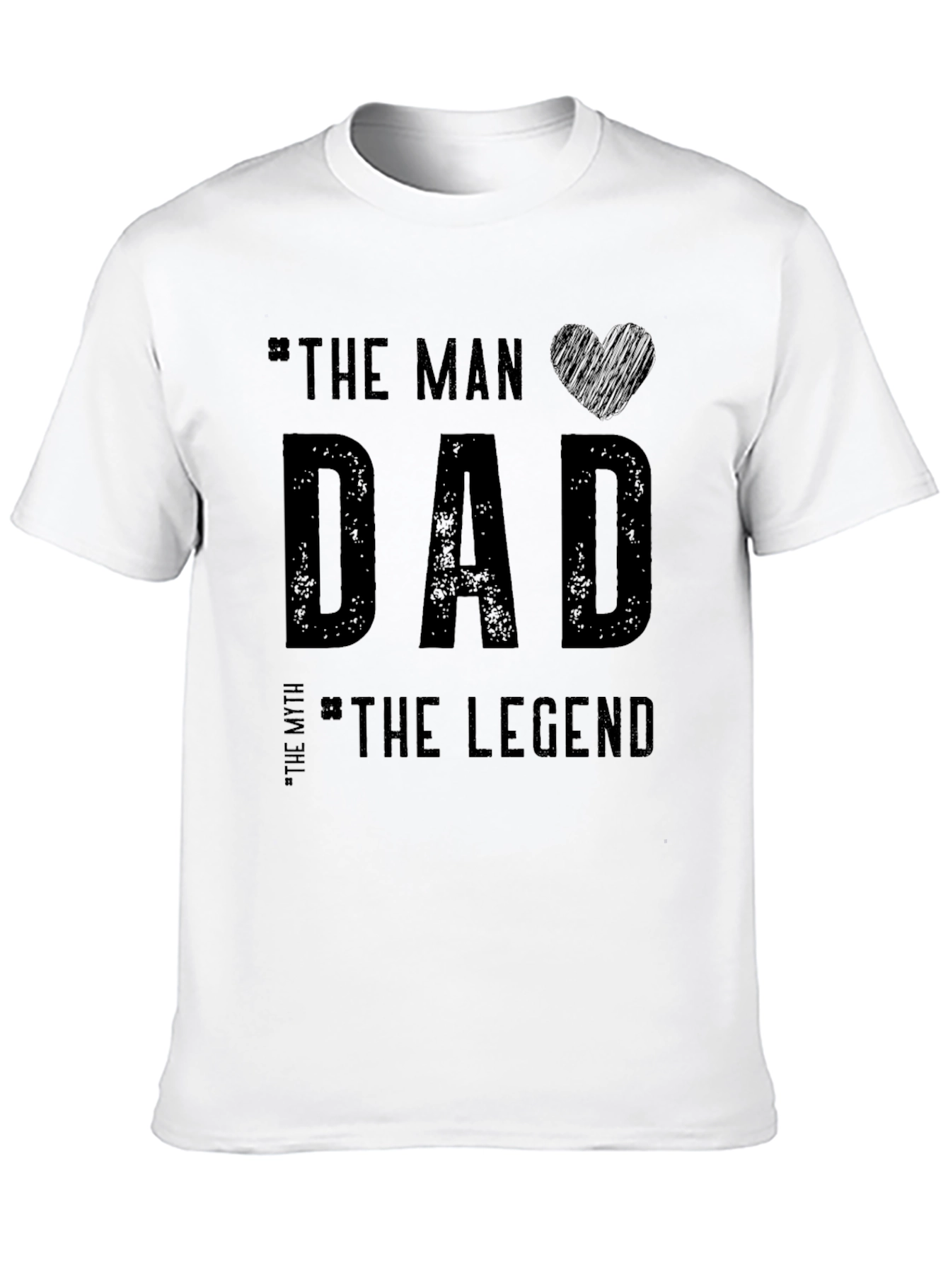 Black The Man, The Myth, The Legend Dad T-Shirt view 10
