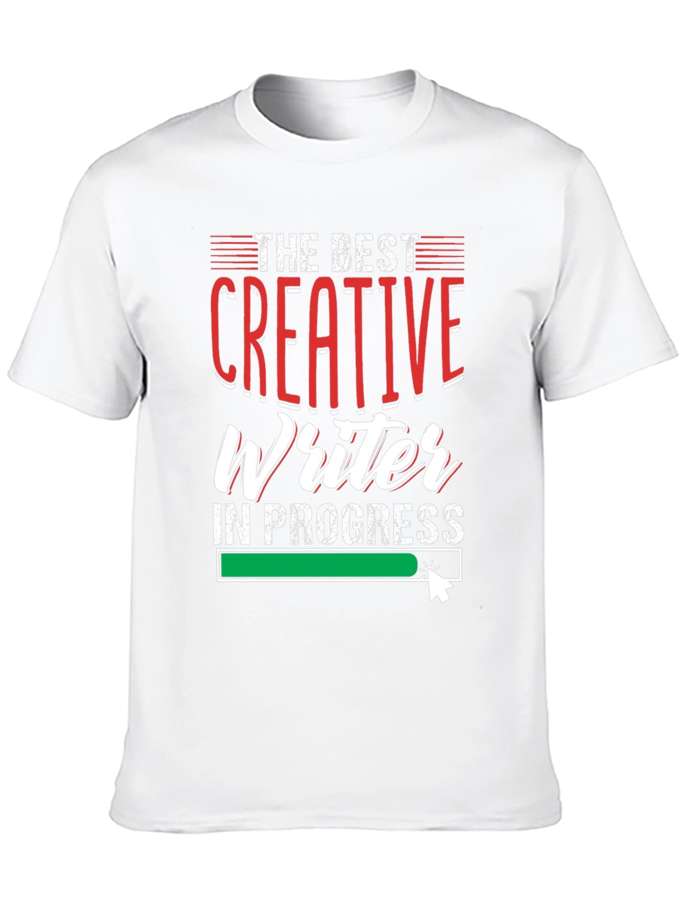 Black Creative Writer In Progress Black T-Shirt view 10