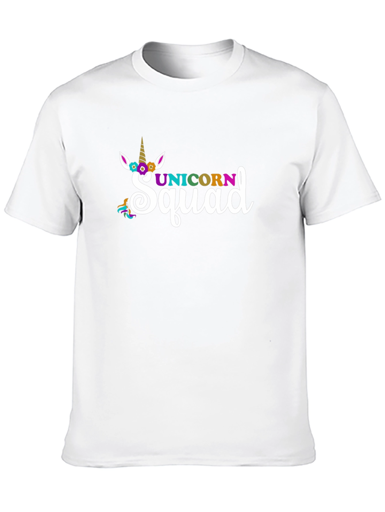 Black Unicorn Squad Black T-Shirt view 10
