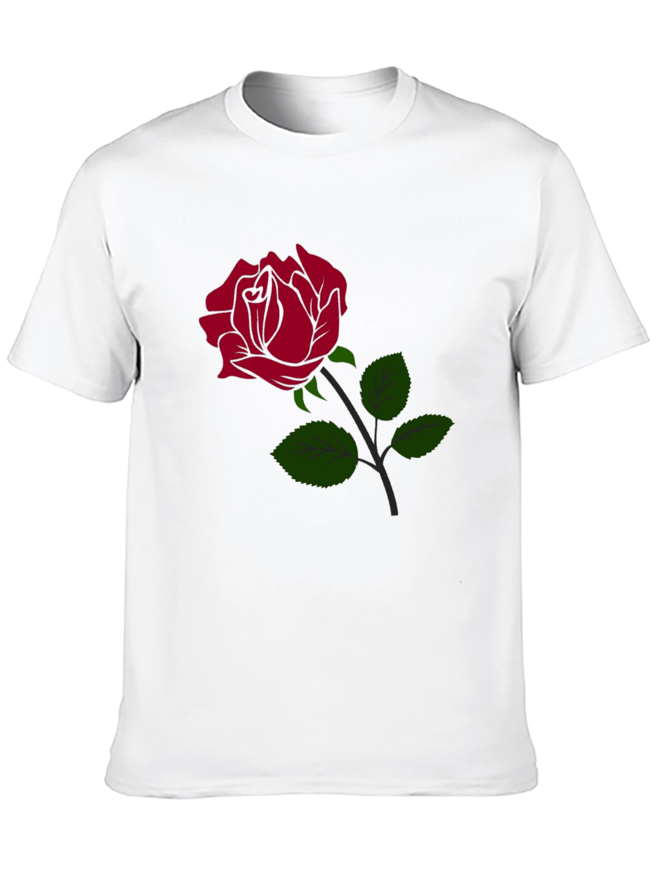 Black Rose Graphic Black T-Shirt view 10