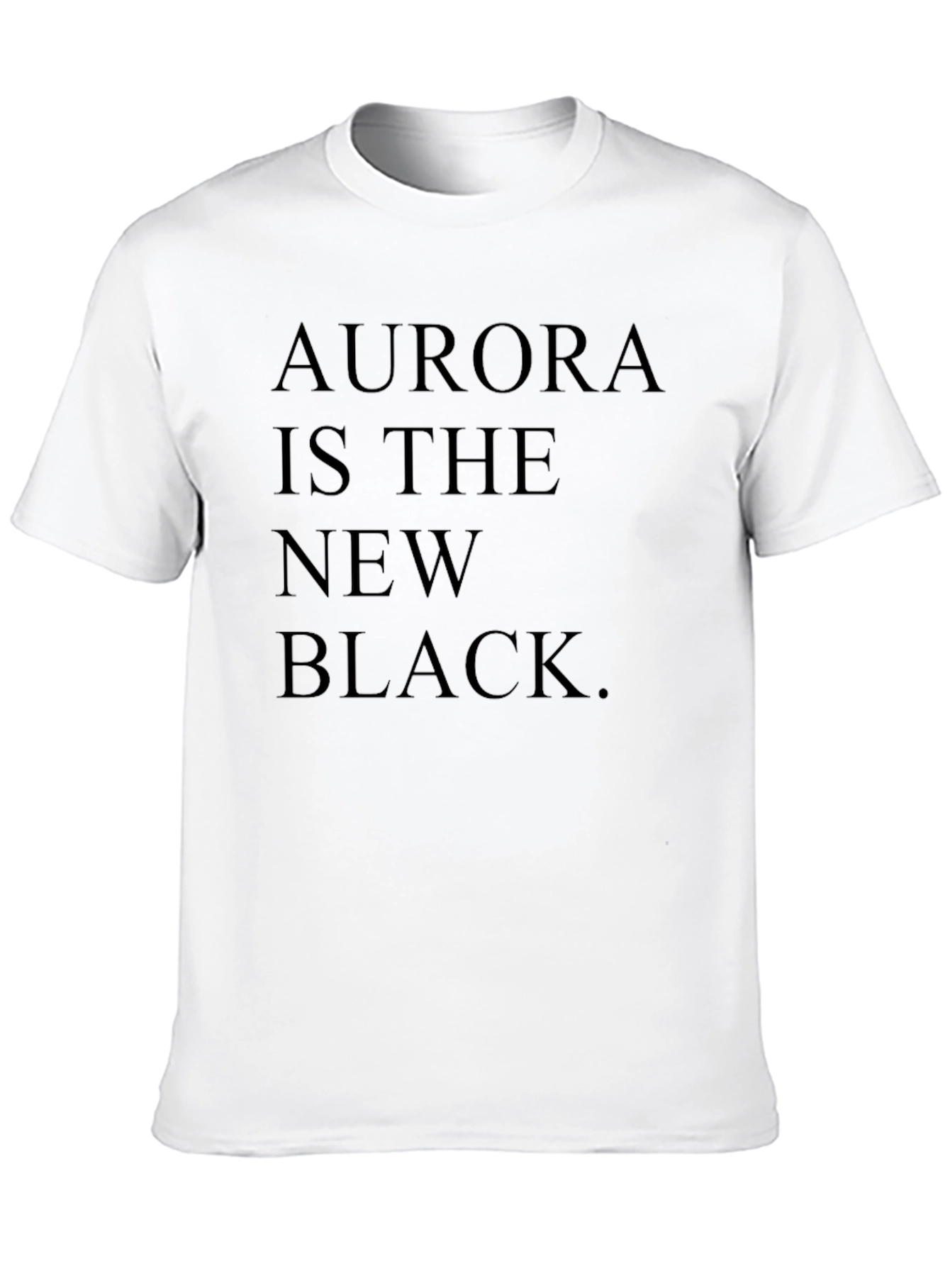 Black Aurora is the New Black Graphic Tee view 10