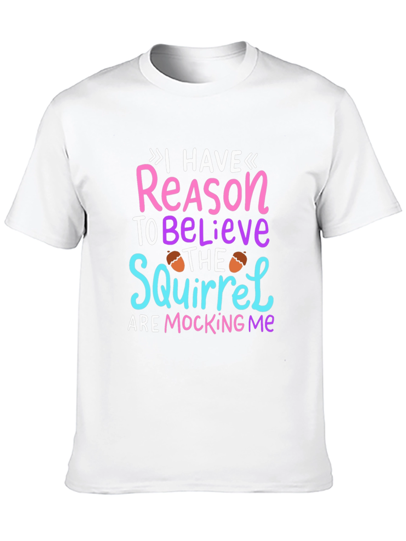 Black Squirrel Mocking Me Graphic Tee - Funny Novelty T-Shirt view 10