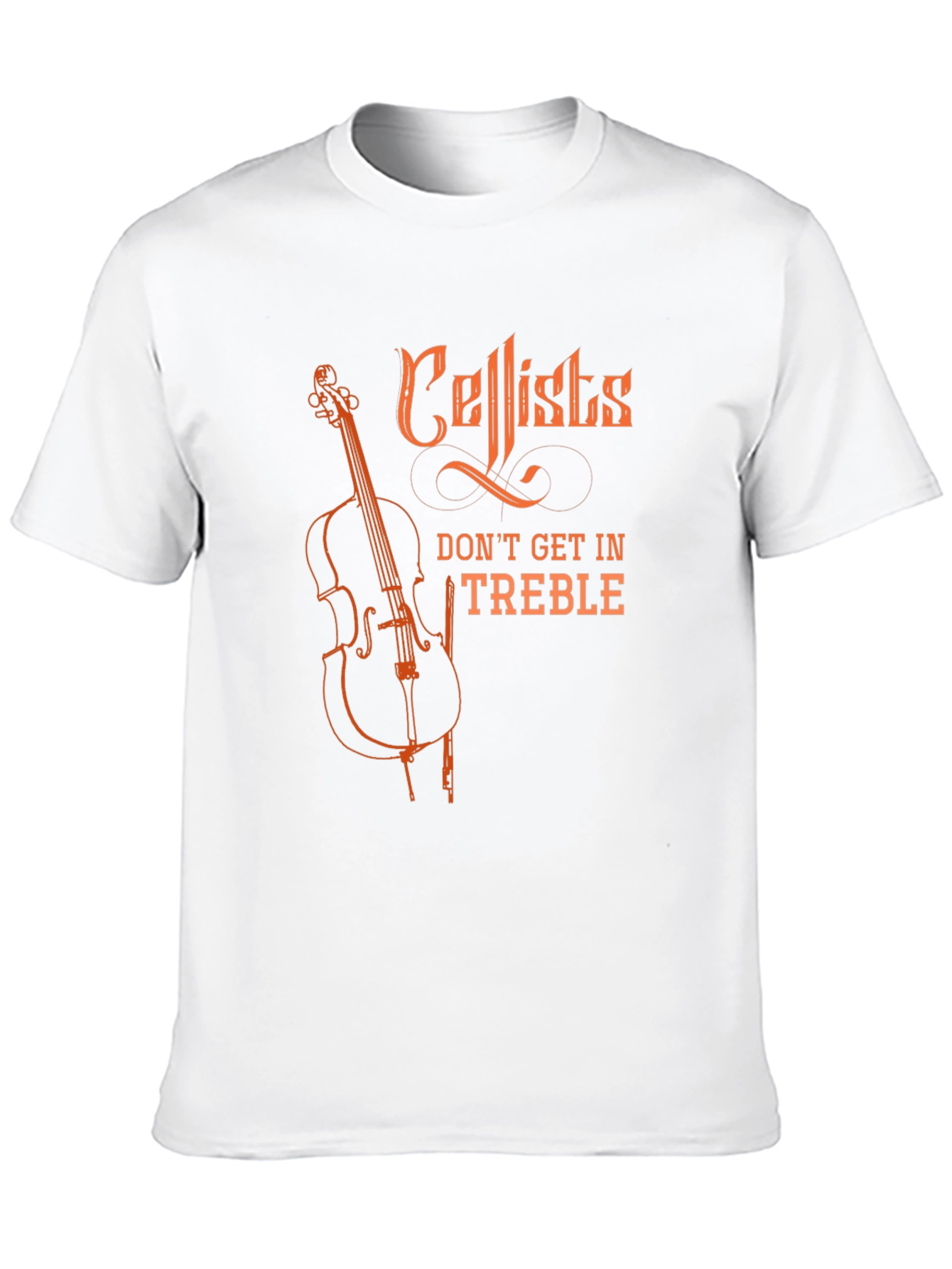 Black Cellists Don't Get in Treble T-Shirt view 10