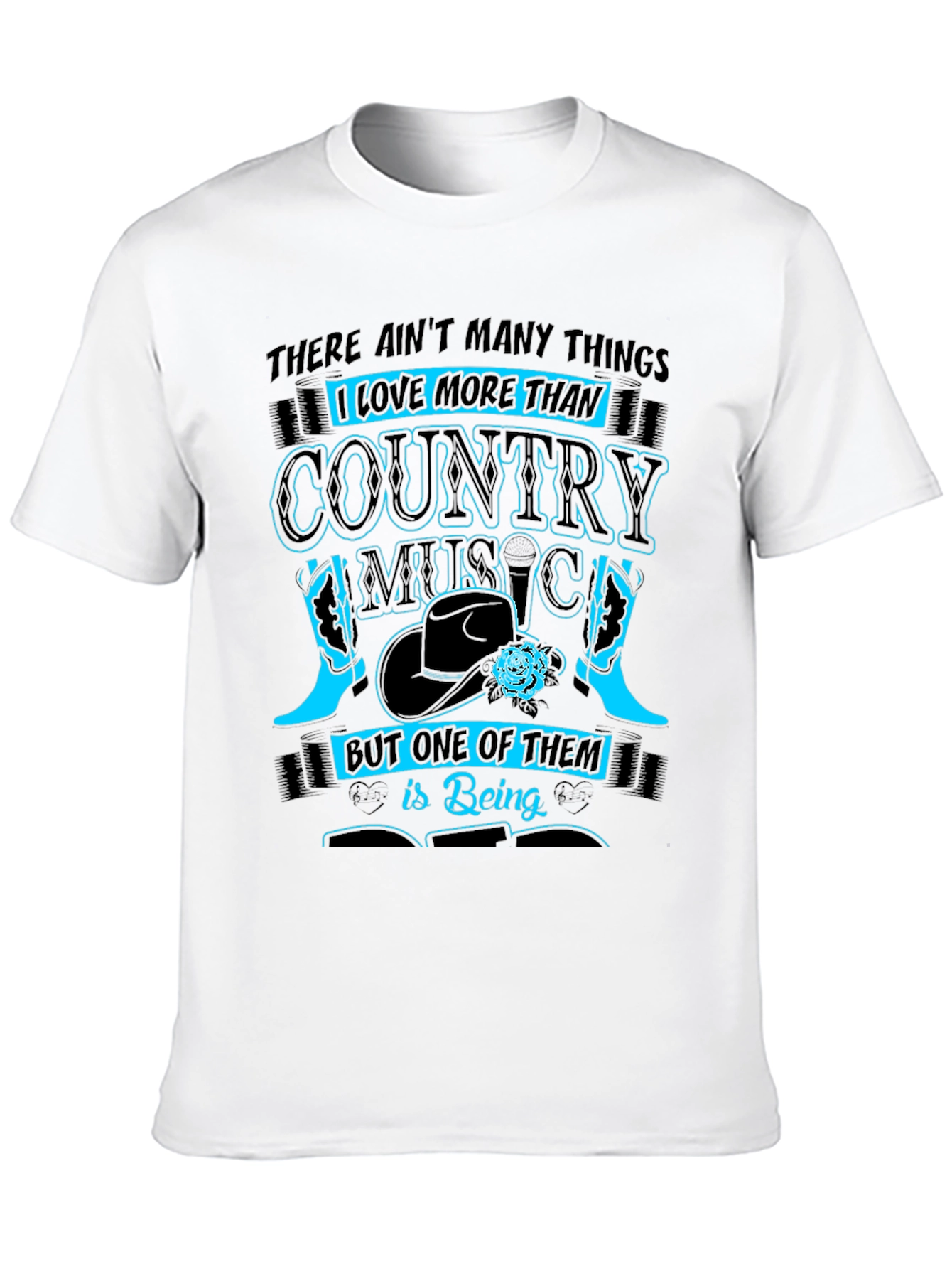 Black Country Music Lover Graphic T-Shirt view 10