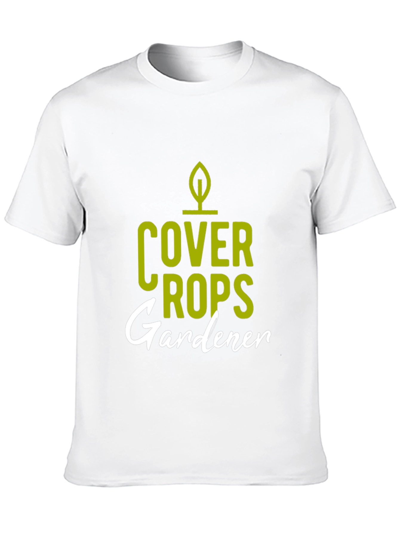 Black Cover Crops Gardener T-Shirt - Black Cotton Blend view 10