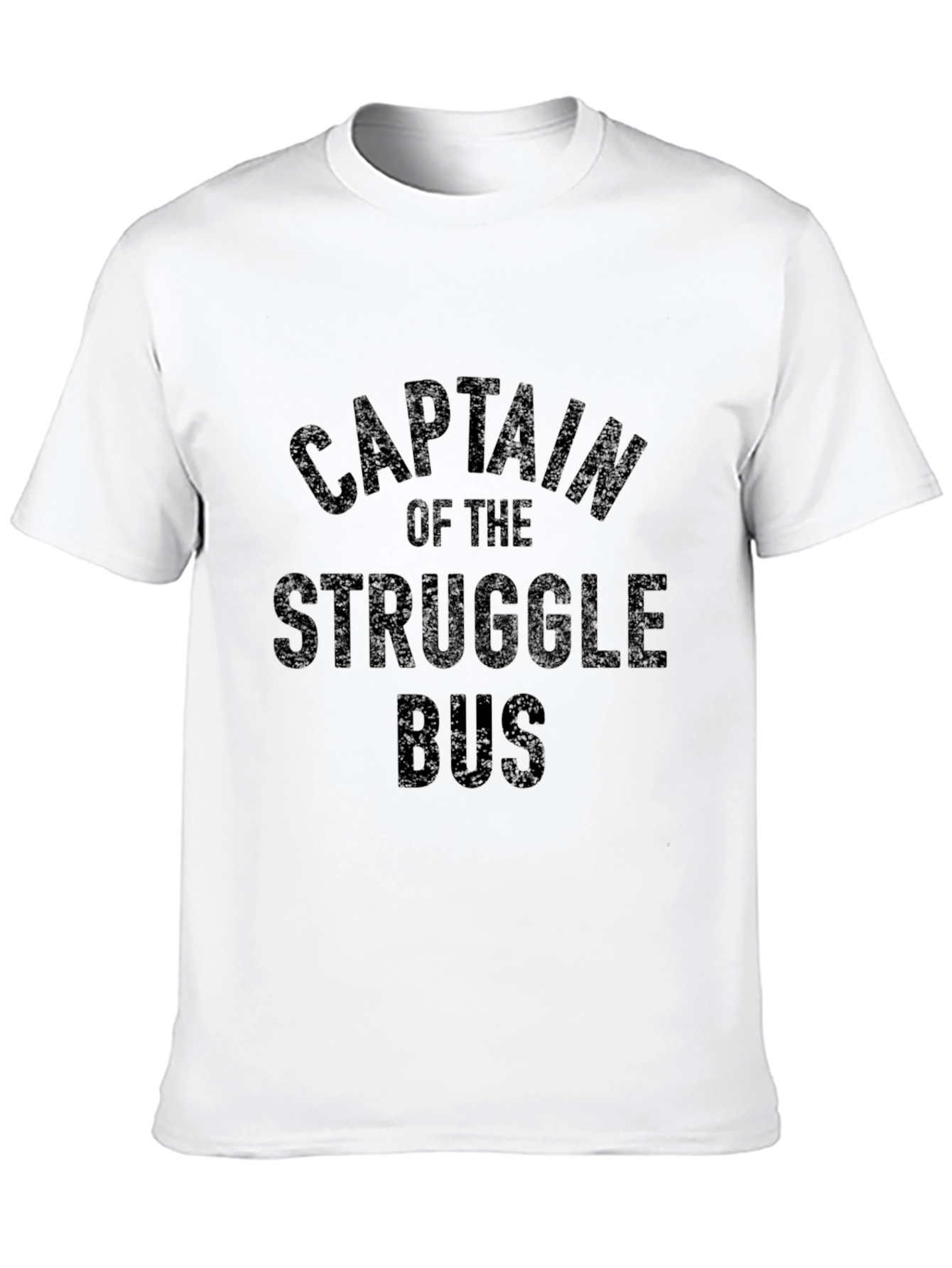 Black Captain of the Struggle Bus Graphic T-Shirt view 10