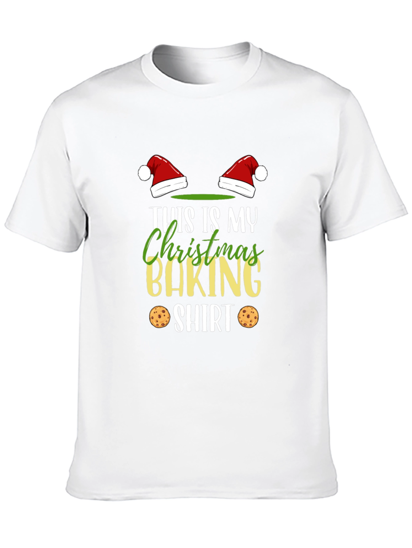 Black Christmas Baking Shirt - Festive Holiday Apparel view 10