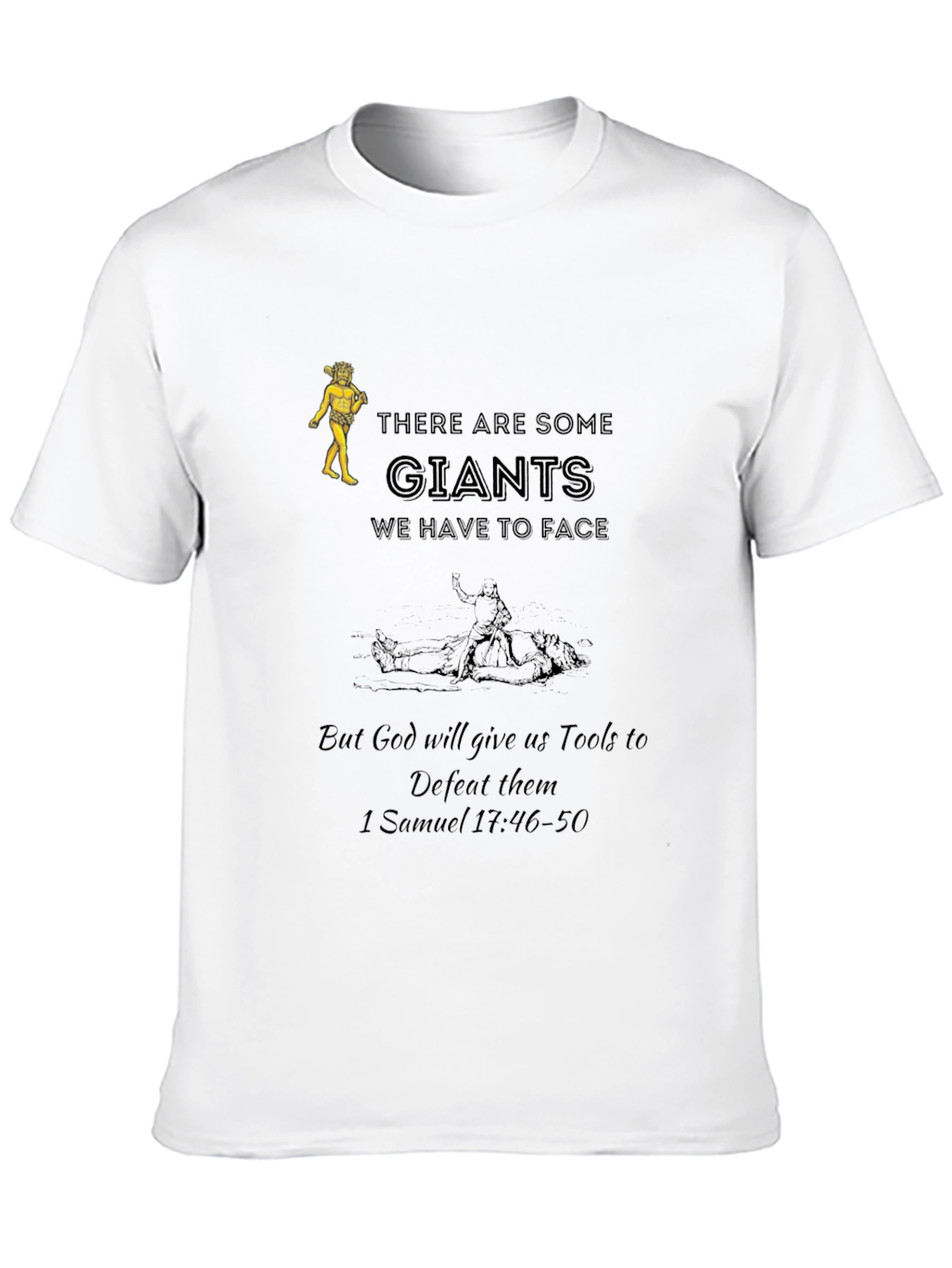 Giants We Face T-Shirt - Christian Apparel - 10