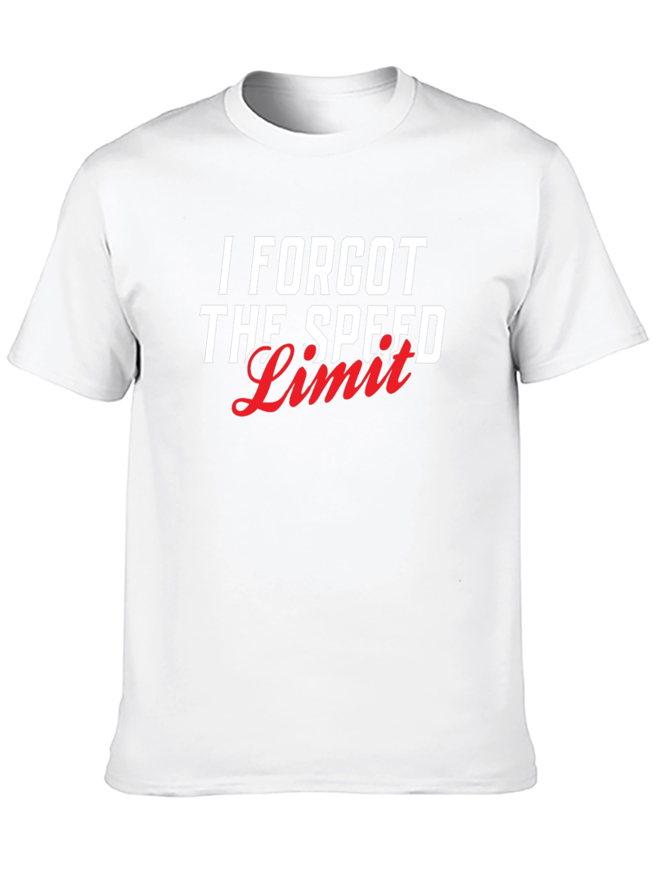 Black I Forgot The Speed Limit Graphic T-Shirt view 10