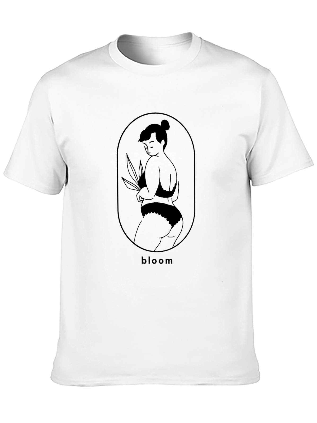 Black Bloom Graphic Tee - Stylish Unisex T-Shirt view 10