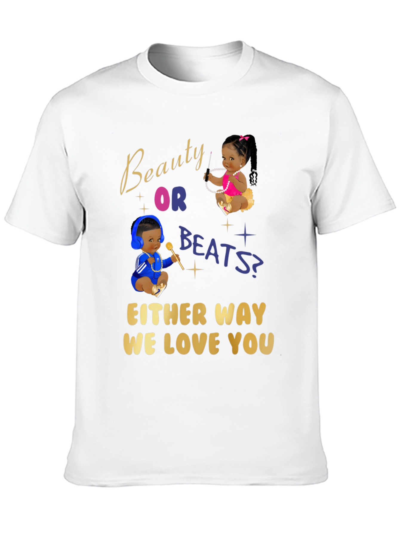 Black Beauty or Beats Graphic T-Shirt view 10